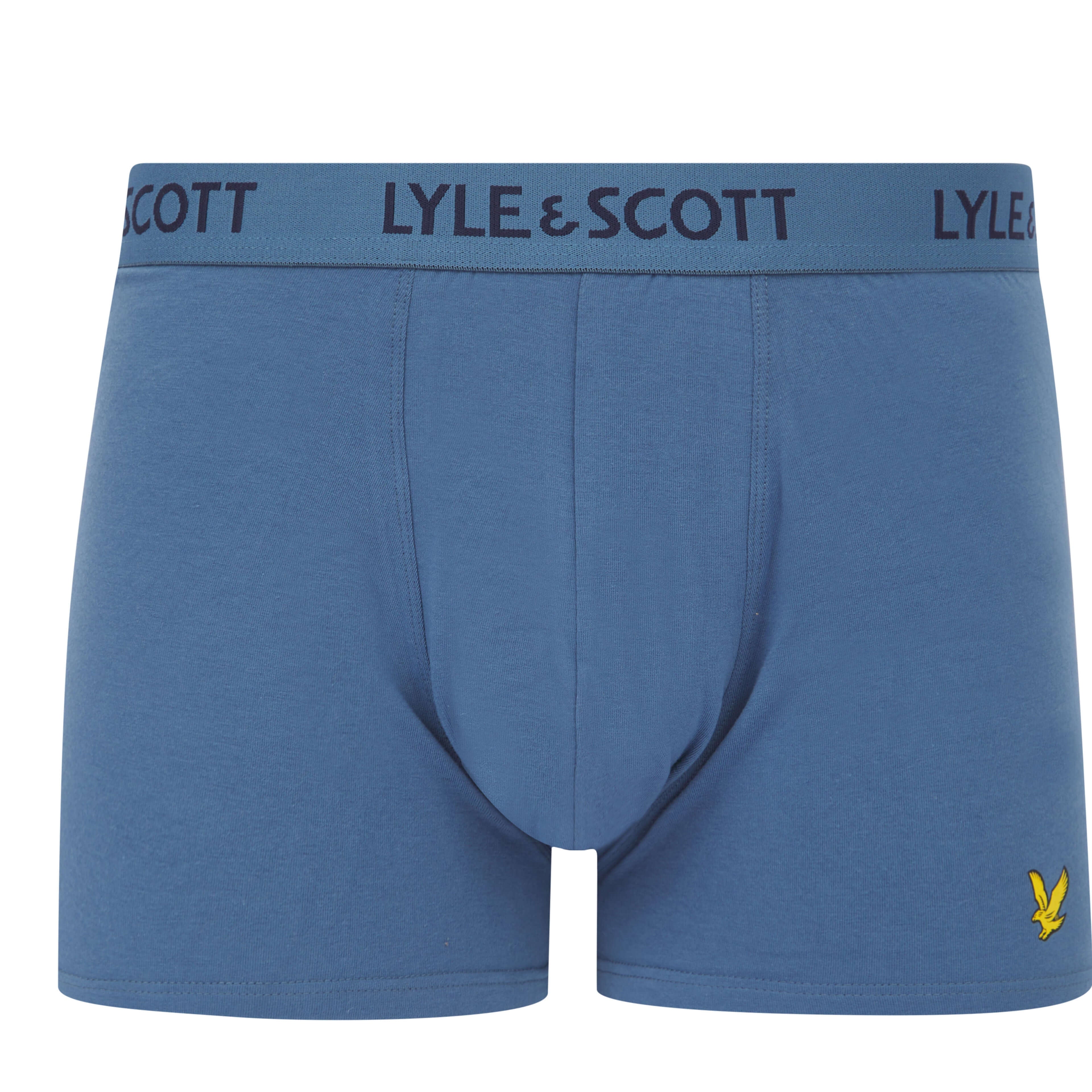 Lyle & Scott 3 Pack Barclay Men's Trunks - Blue, Multi