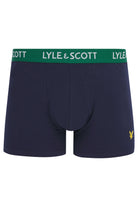 Lyle & Scott 3 Pack Men's Barclay Trunks - Green/White/Navy