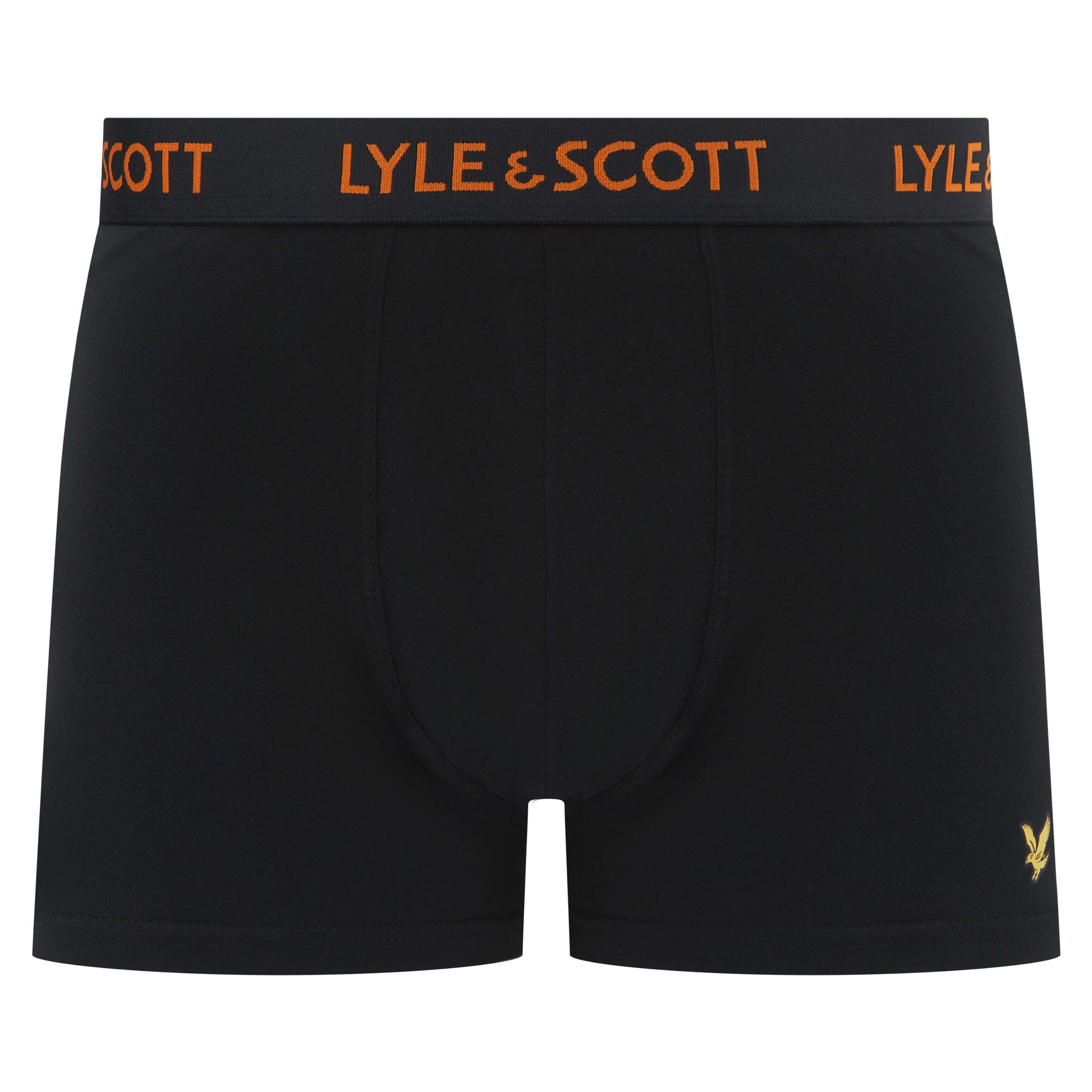 Lyle & Scott 3 Pack Men's Barclay Trunks - Black, Multi Logo