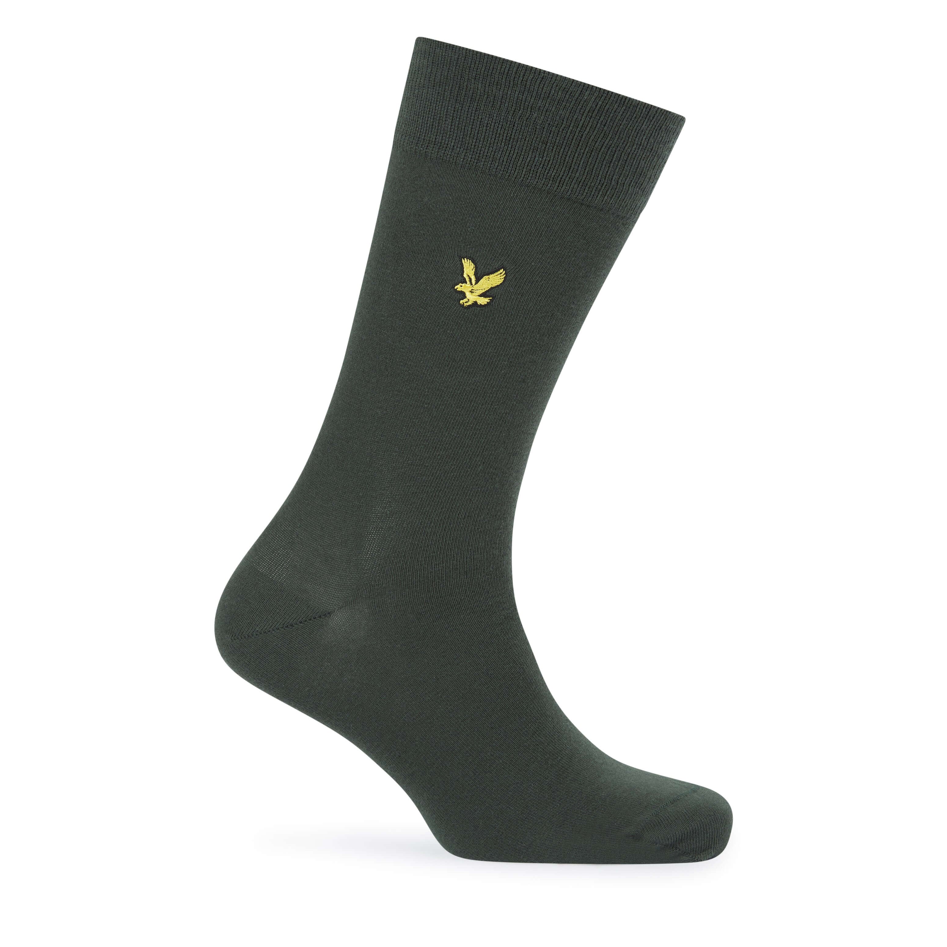 Lyle & Scott 3 Pack Barwood Crew Socks - Argyle / Climbing Ivy / Stripe