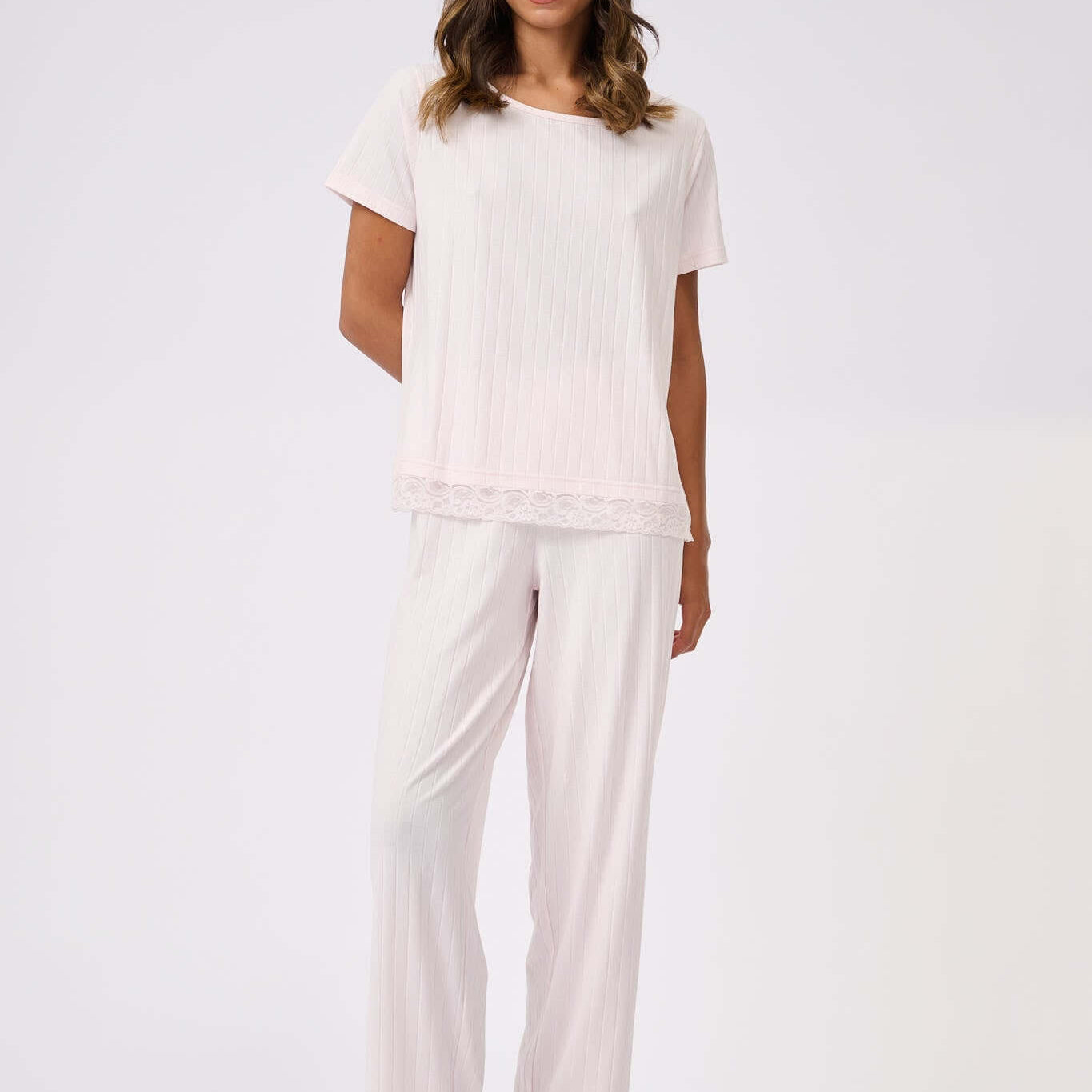 Ted Baker Betty Wide-Leg Pyjama Set – Shrinking Violet