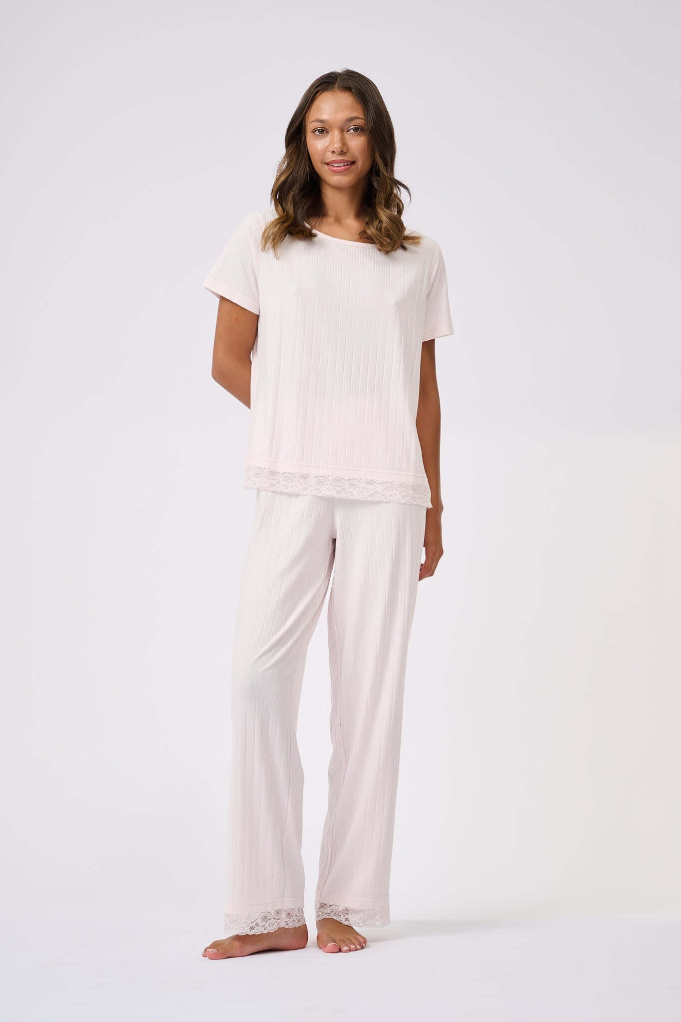 Ted Baker Betty Wide-Leg Pyjama Set – Shrinking Violet