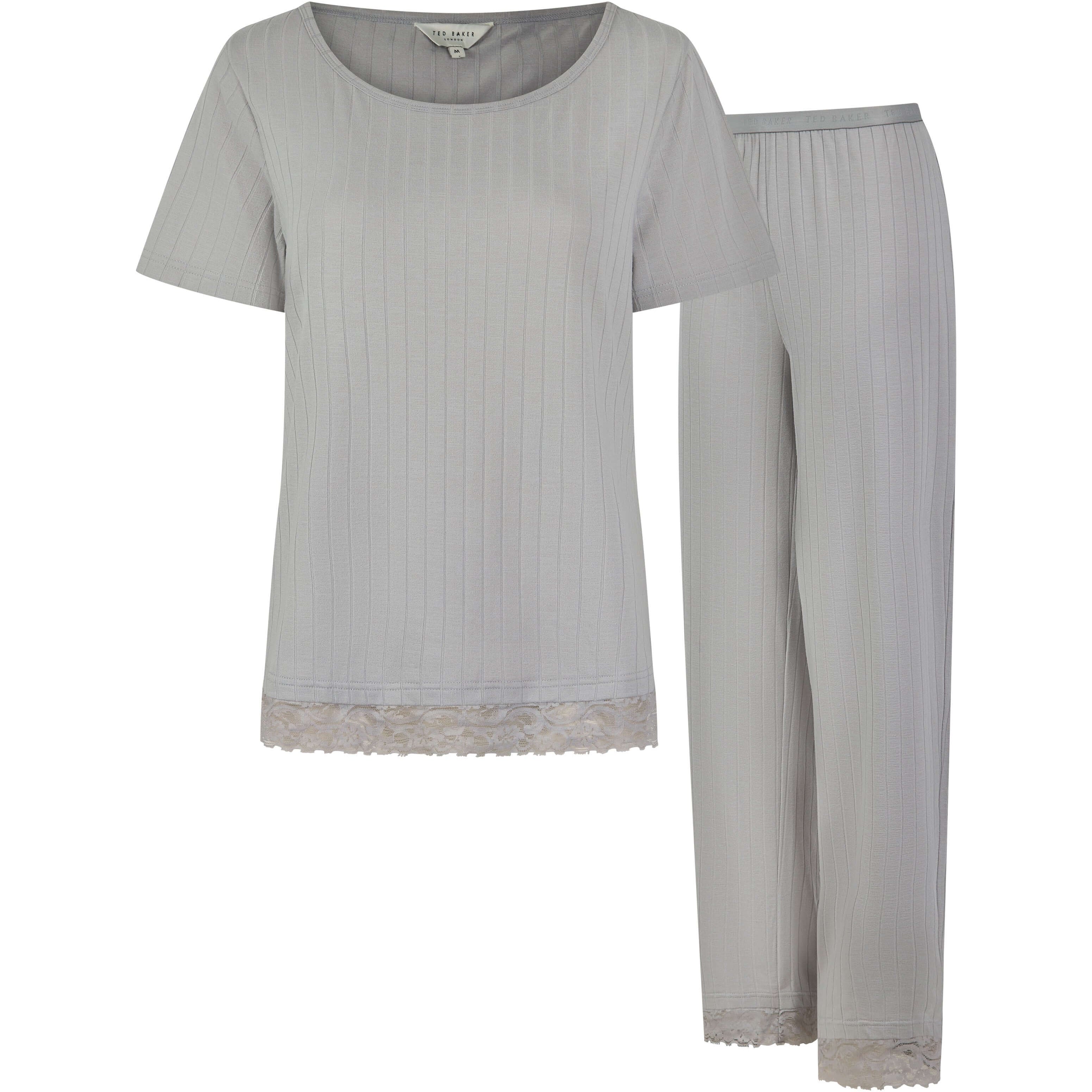 Ted Baker Betty Wide-Leg Pyjama Set – Micro Chip Rib
