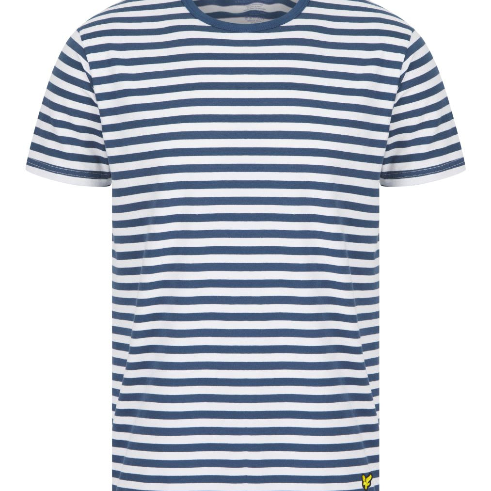 Lyle & Scott Brock Short Pyjama Set - Bright White/Dark Denim