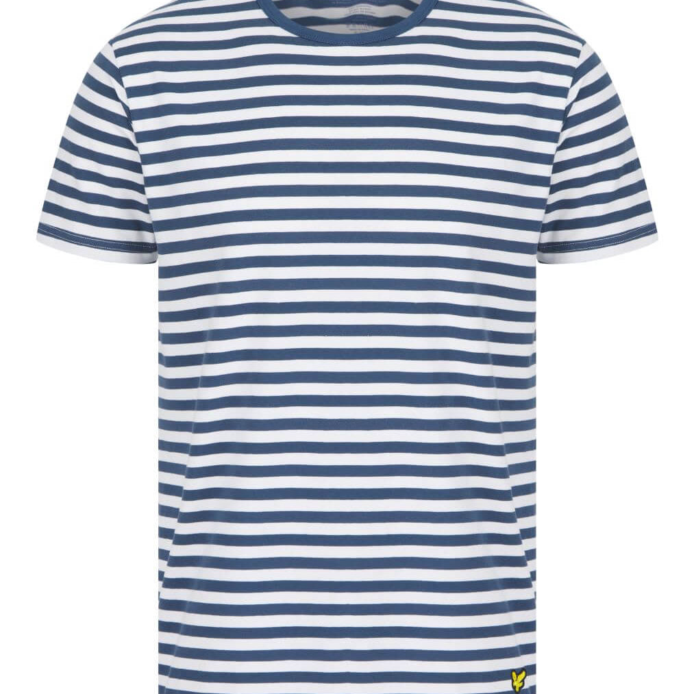 Lyle & Scott Brock Short Pyjama Set - Bright White/Dark Denim