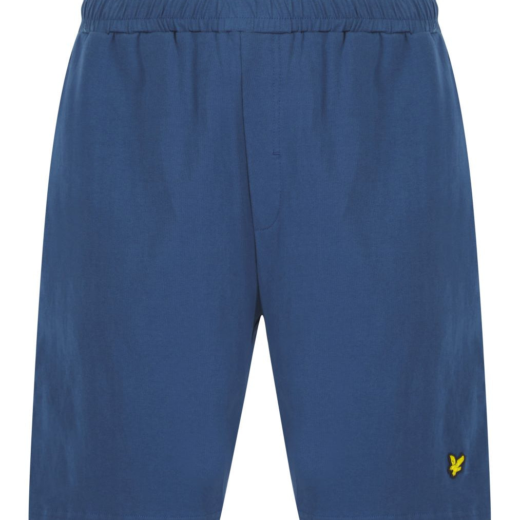 Lyle & Scott Brock Short Pyjama Set - Bright White/Dark Denim