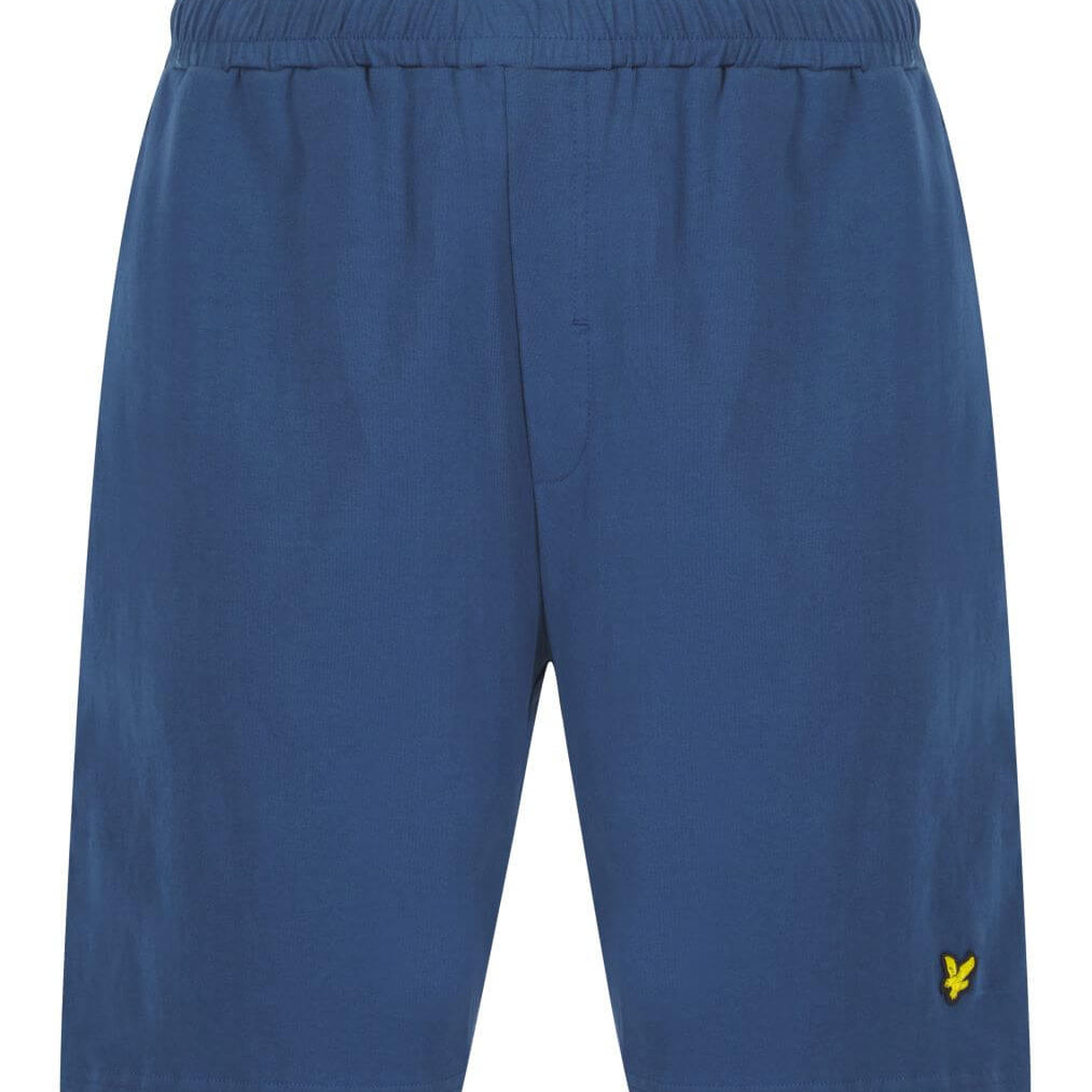 Lyle & Scott Brock Short Pyjama Set - Bright White/Dark Denim