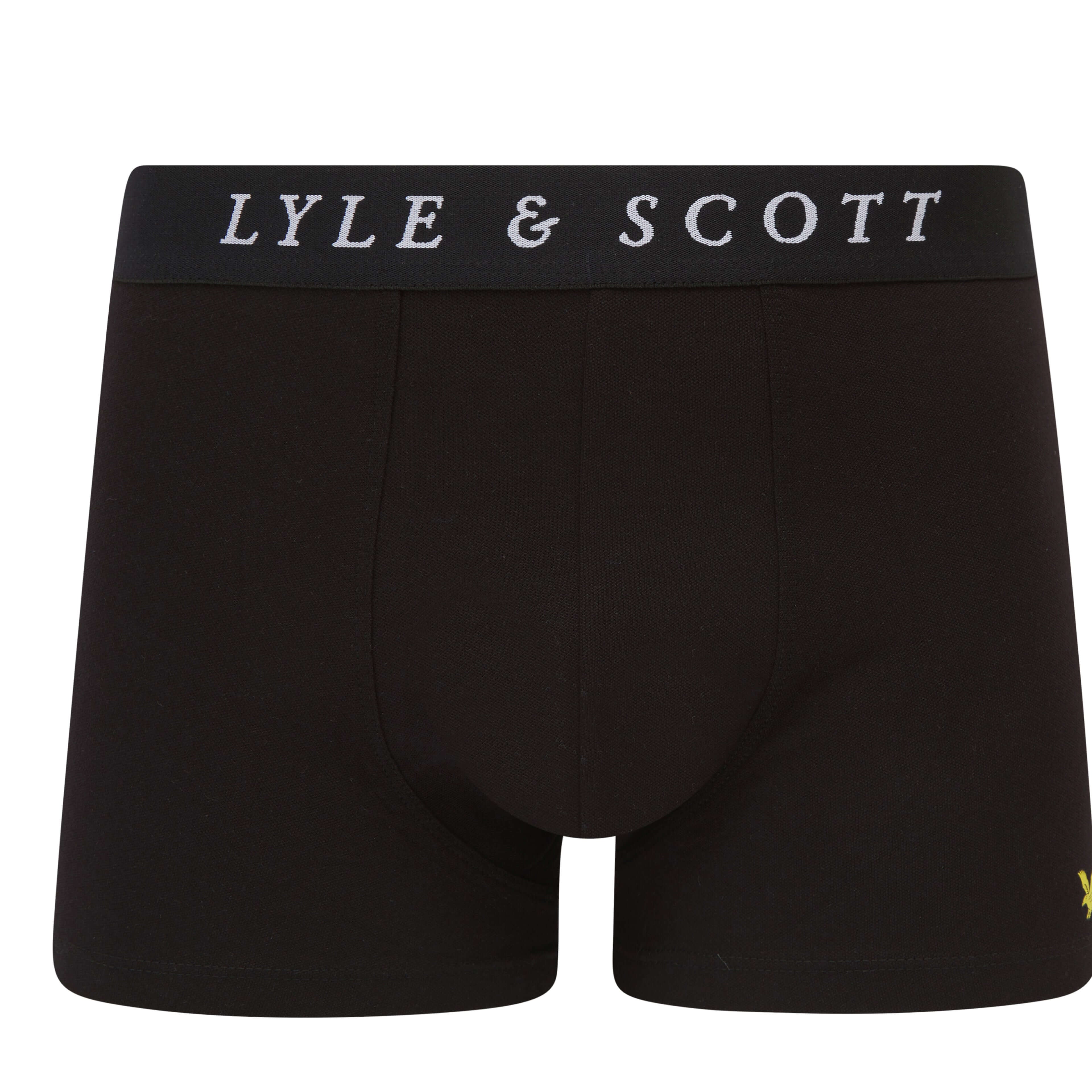 Lyle & Scott Multi Underwear Trunks 3 Pack - Black
