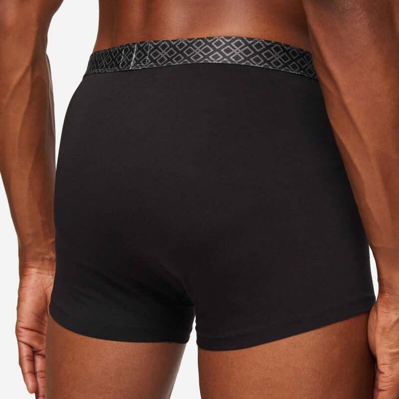 Derek Rose Men's Boxer Briefs Band 57 Pima Cotton Stretch Black