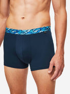 Derek Rose Men's Boxer Briefs Band 58 Pima Cotton Stretch Navy