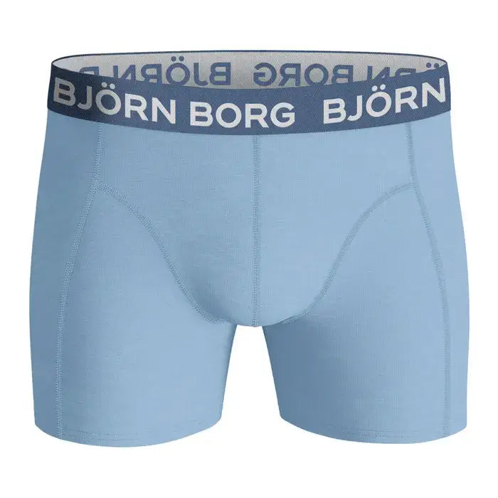 Björn Borg 3 Pack Cotton Stretch Boxers - Blue/Navy/Indigo