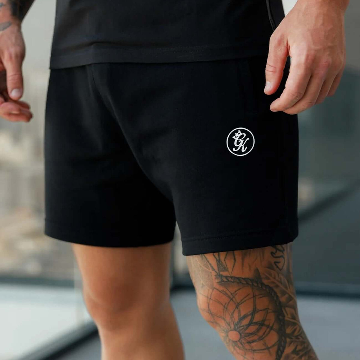 Gym King Pro Jersey Short - Black