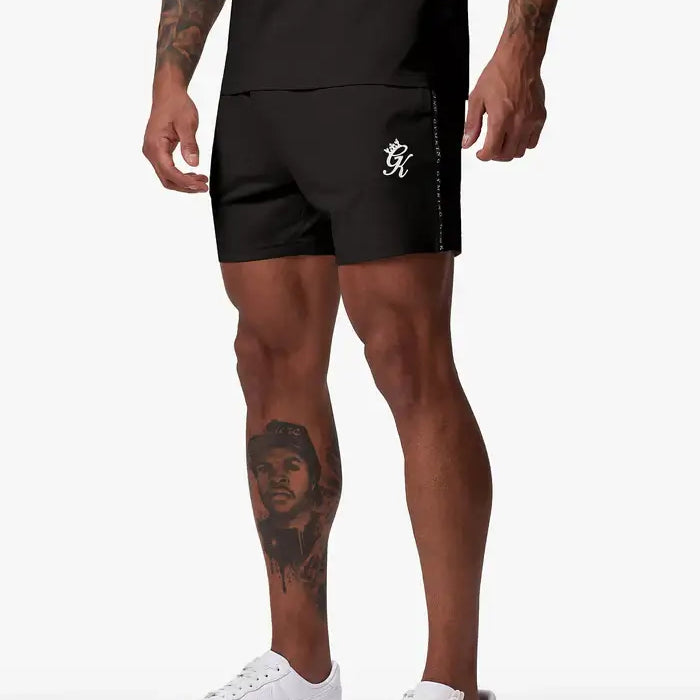 Gym King Taped Jersey Short - Black