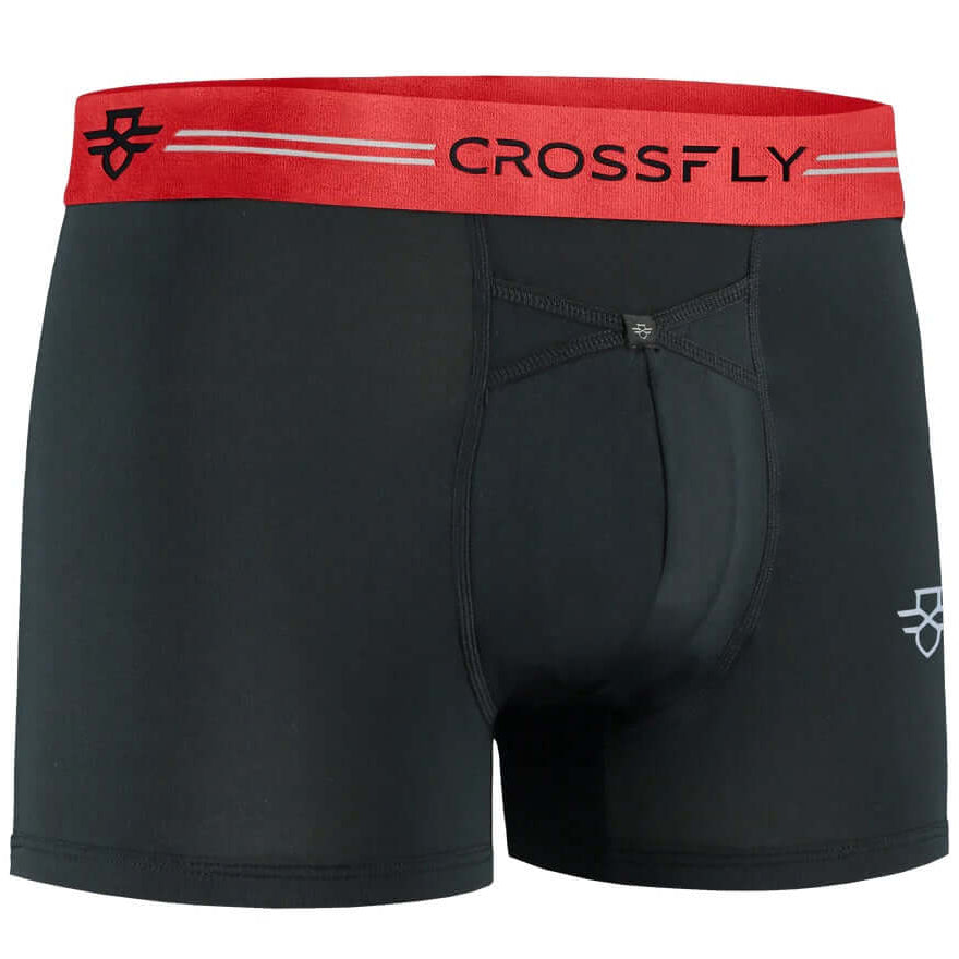 Crossfly Supersoft Modal 3 Pack Ikon Trunks - Black Multi