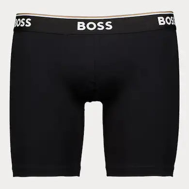 BOSS Men's Long Boxer Briefs – 3 Pack (Black / White / Grey )