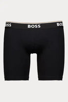 BOSS Men's Long Boxer Briefs – 3 Pack (Black / White / Grey )