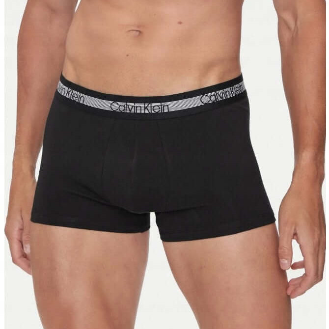 Calvin Klein 3 Pack Cooling Trunks - Black / White / Grey