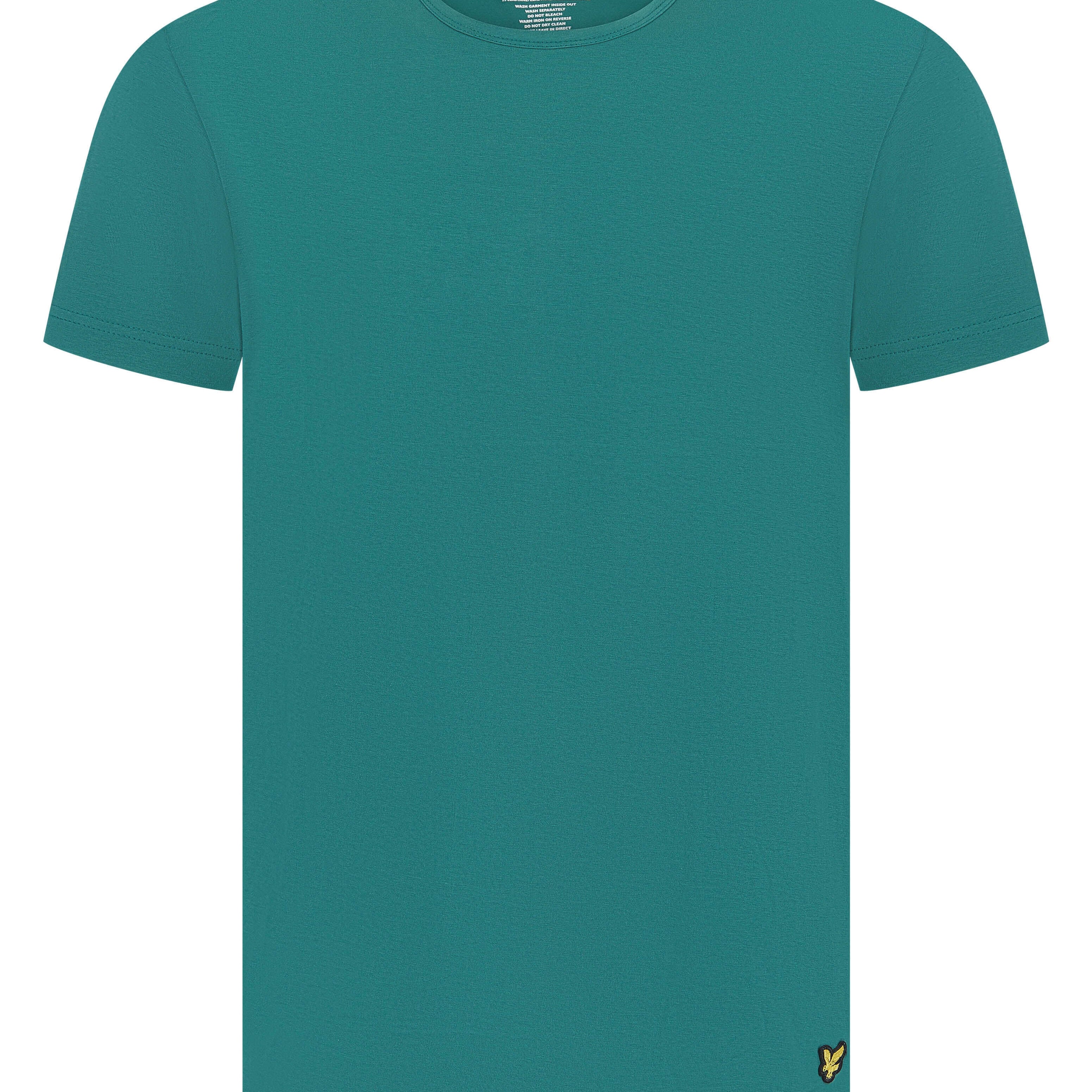 Lyle & Scott Cash T-Shirt and Cuffed Bottoms Lounge Set - Bayberry / Peacoat