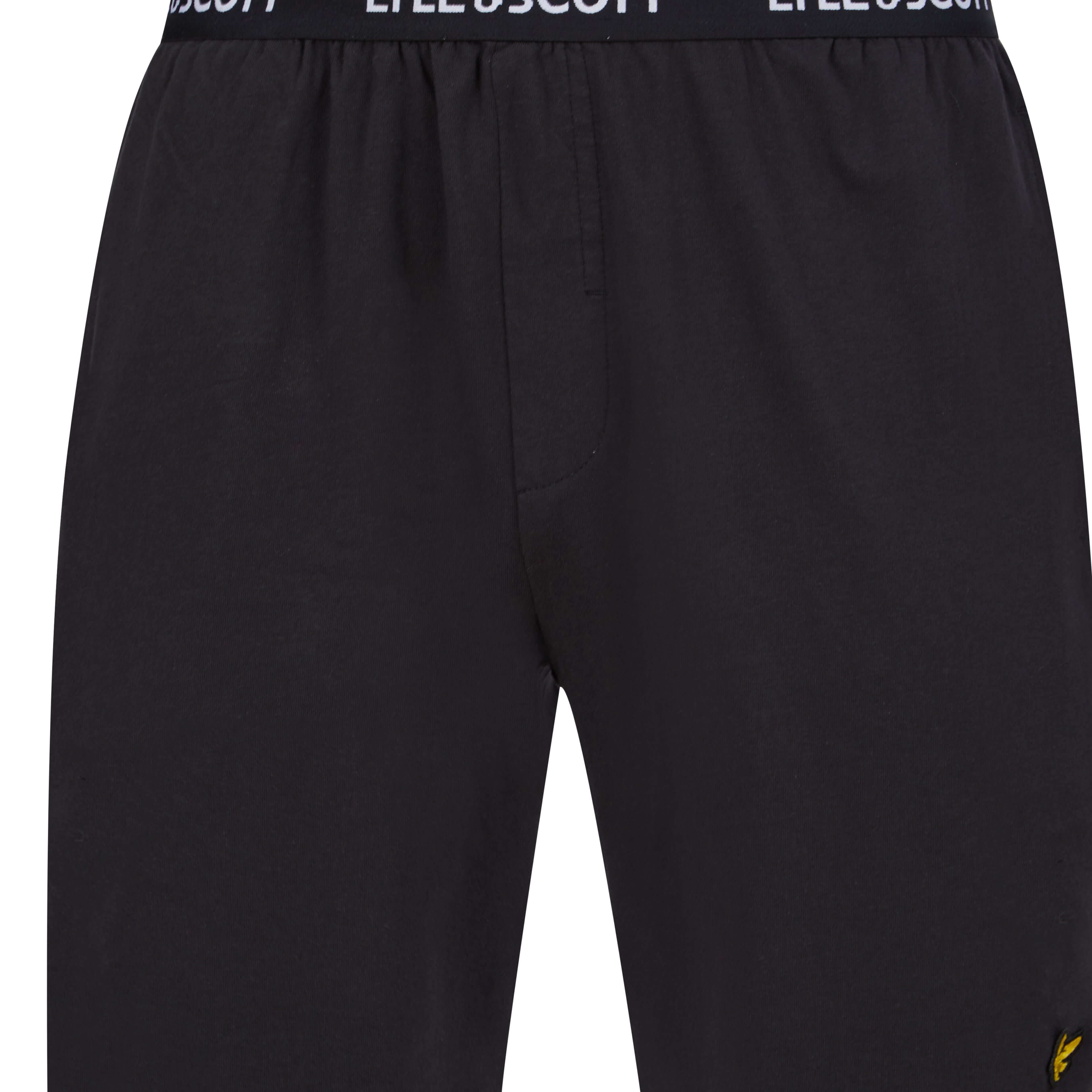 Lyle & Scott Charlie Shorts Lounge Set - Black