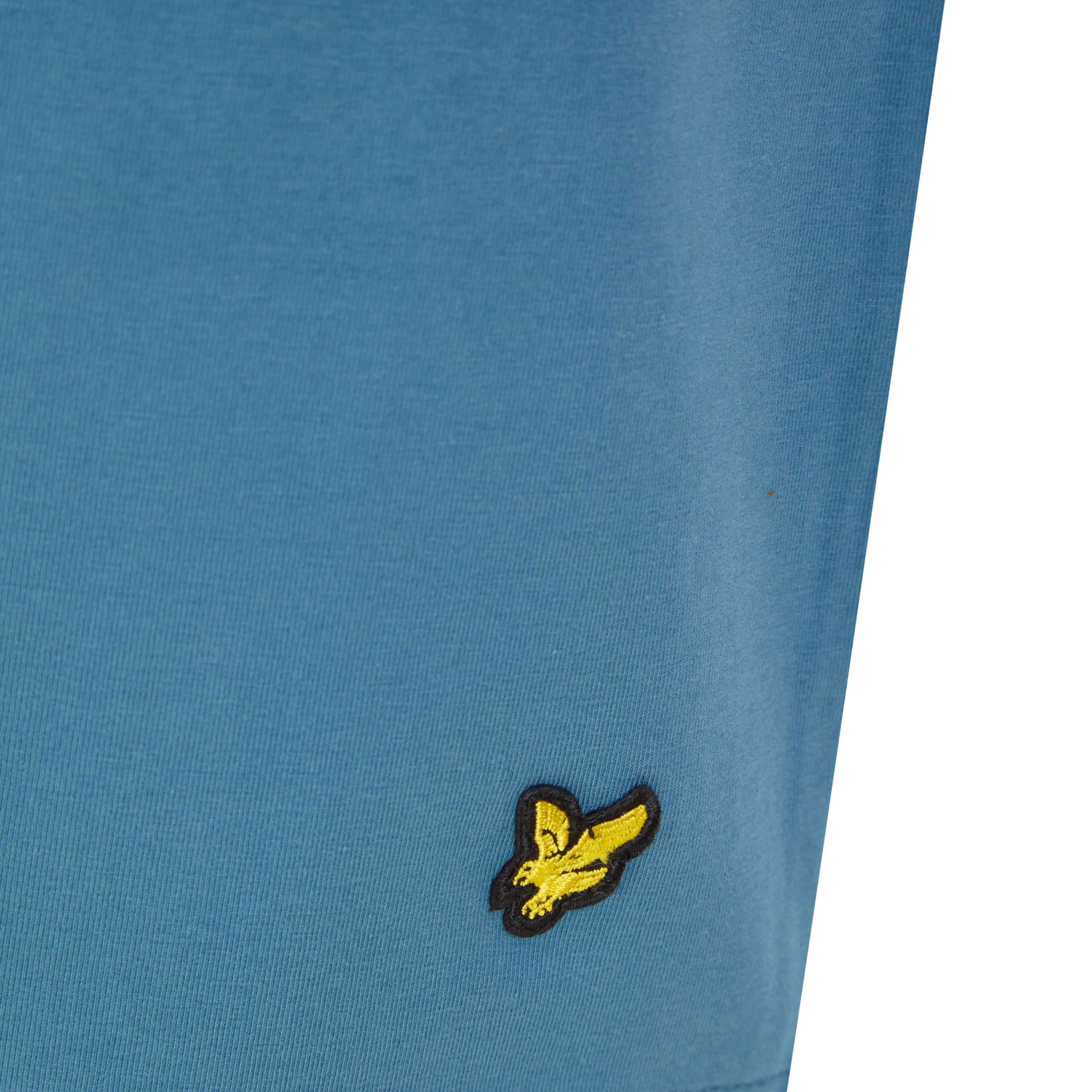 Lyle & Scott Charlie Shorts Lounge Set - Grey Marl / Real Teal