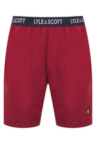 Lyle & Scott Charlie Shorts Lounge Set - Bright White / Earth Red