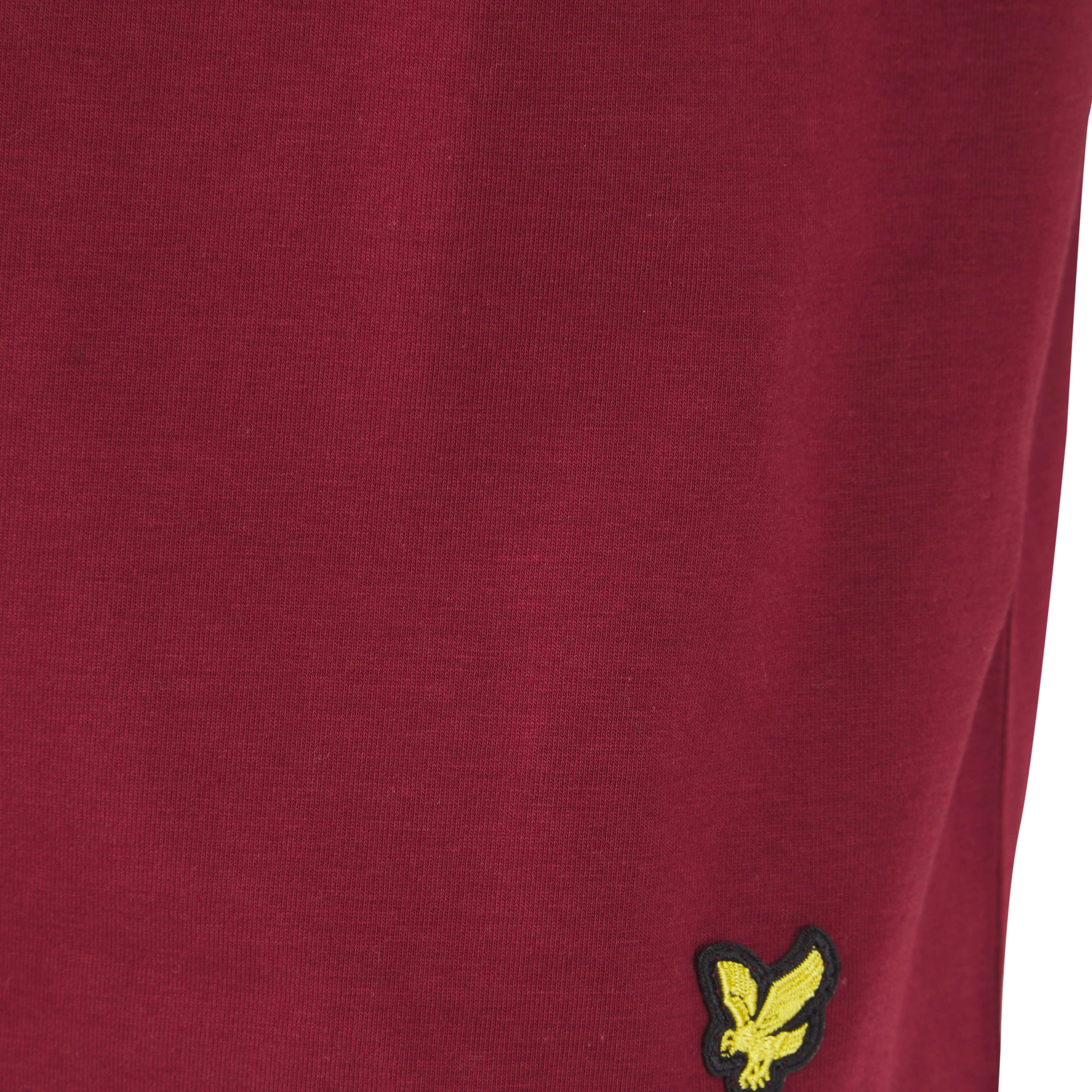 Lyle & Scott Charlie Shorts Lounge Set - Ruby Wine / Black