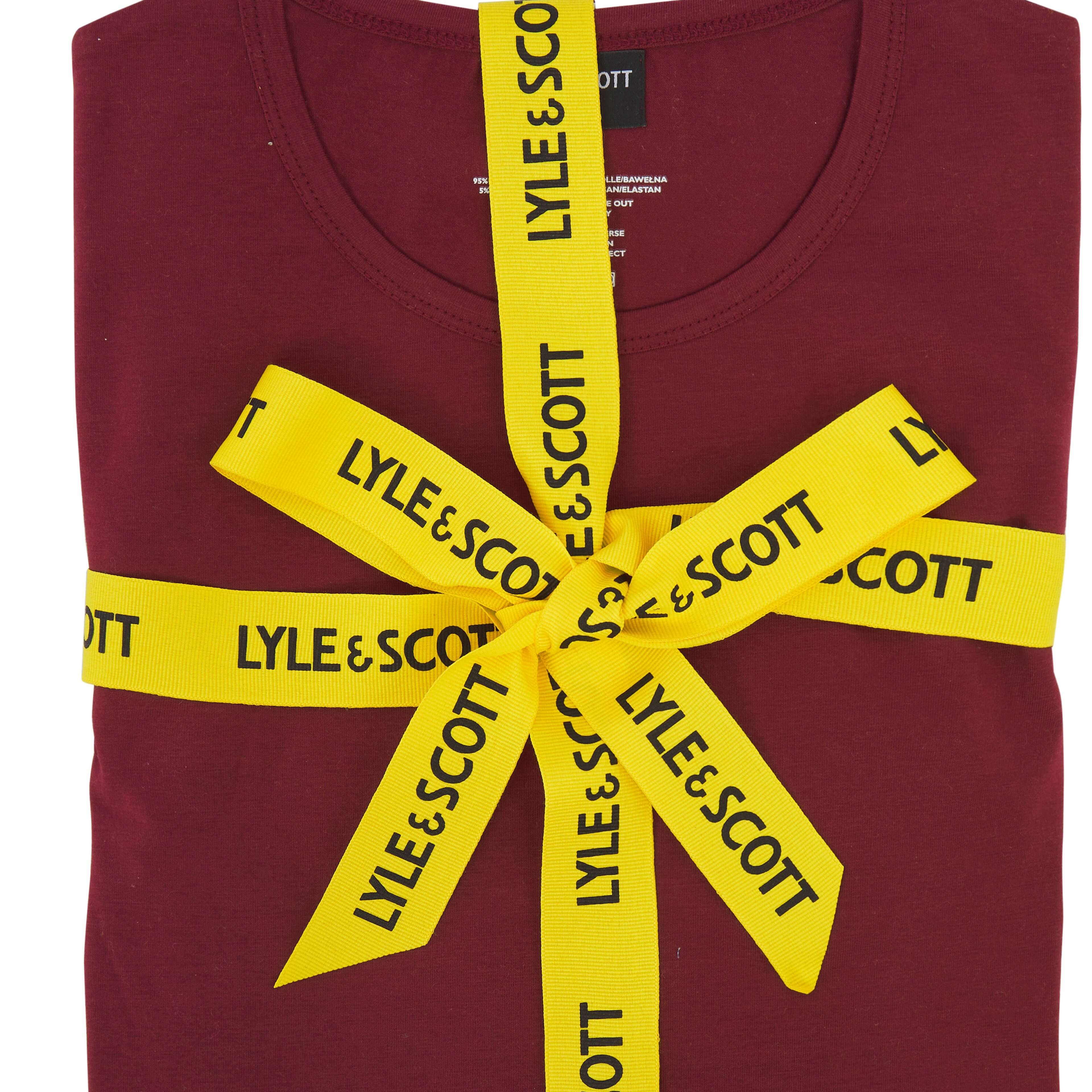 Lyle & Scott Charlie Shorts Lounge Set - Ruby Wine / Black
