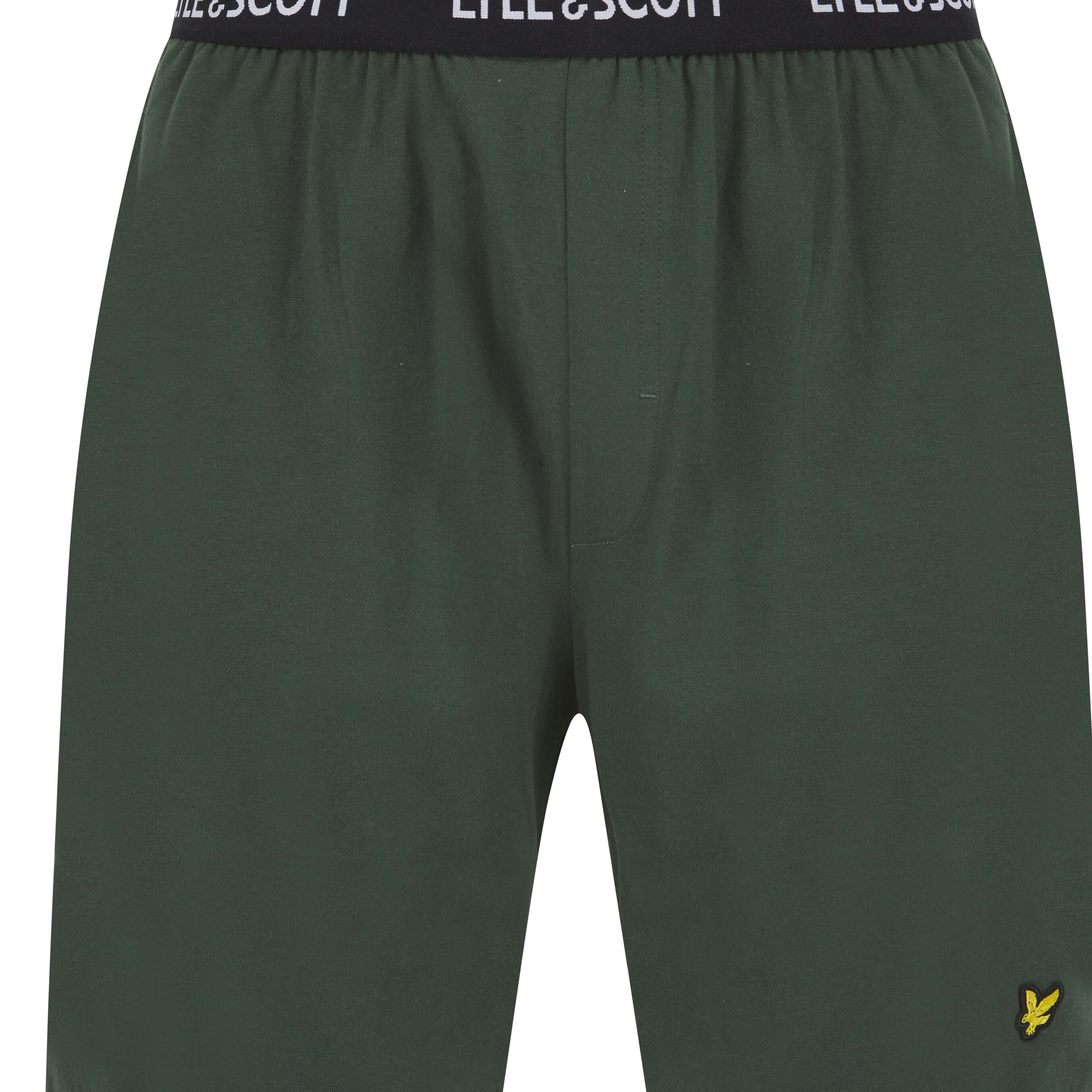 Lyle & Scott Charlie Shorts Lounge Set - Pumice Stone / Climbing IVY