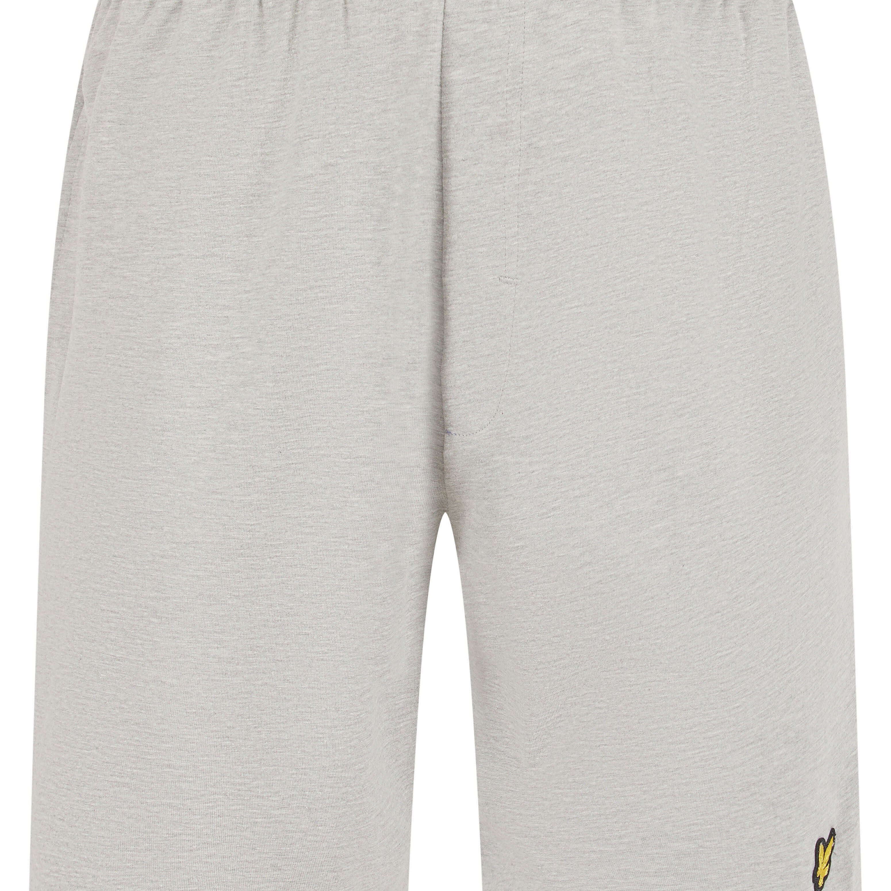 Lyle & Scott Charlie Shorts Lounge Set White / Grey - Image 4