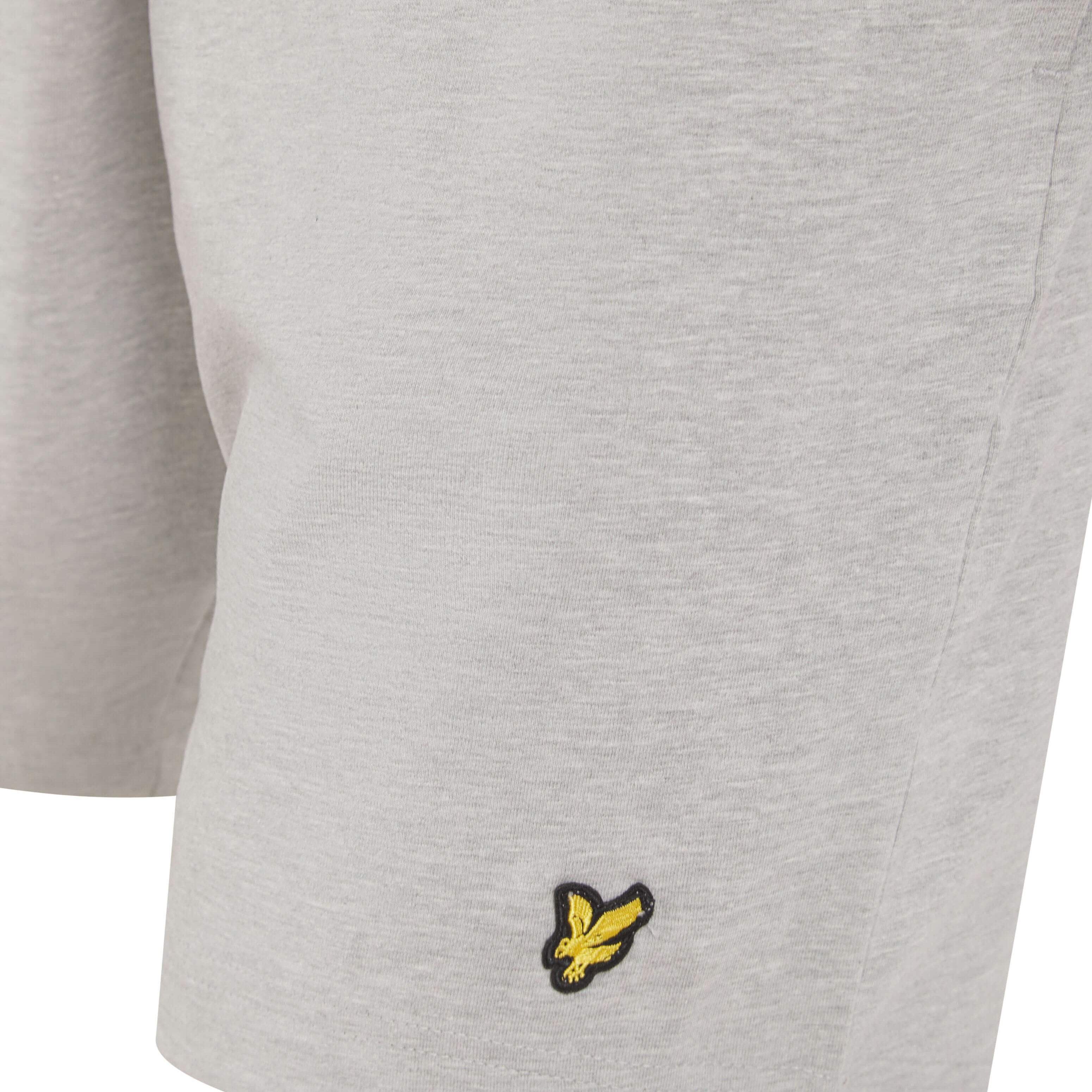 Lyle & Scott Charlie Shorts Lounge Set White / Grey - Image 5