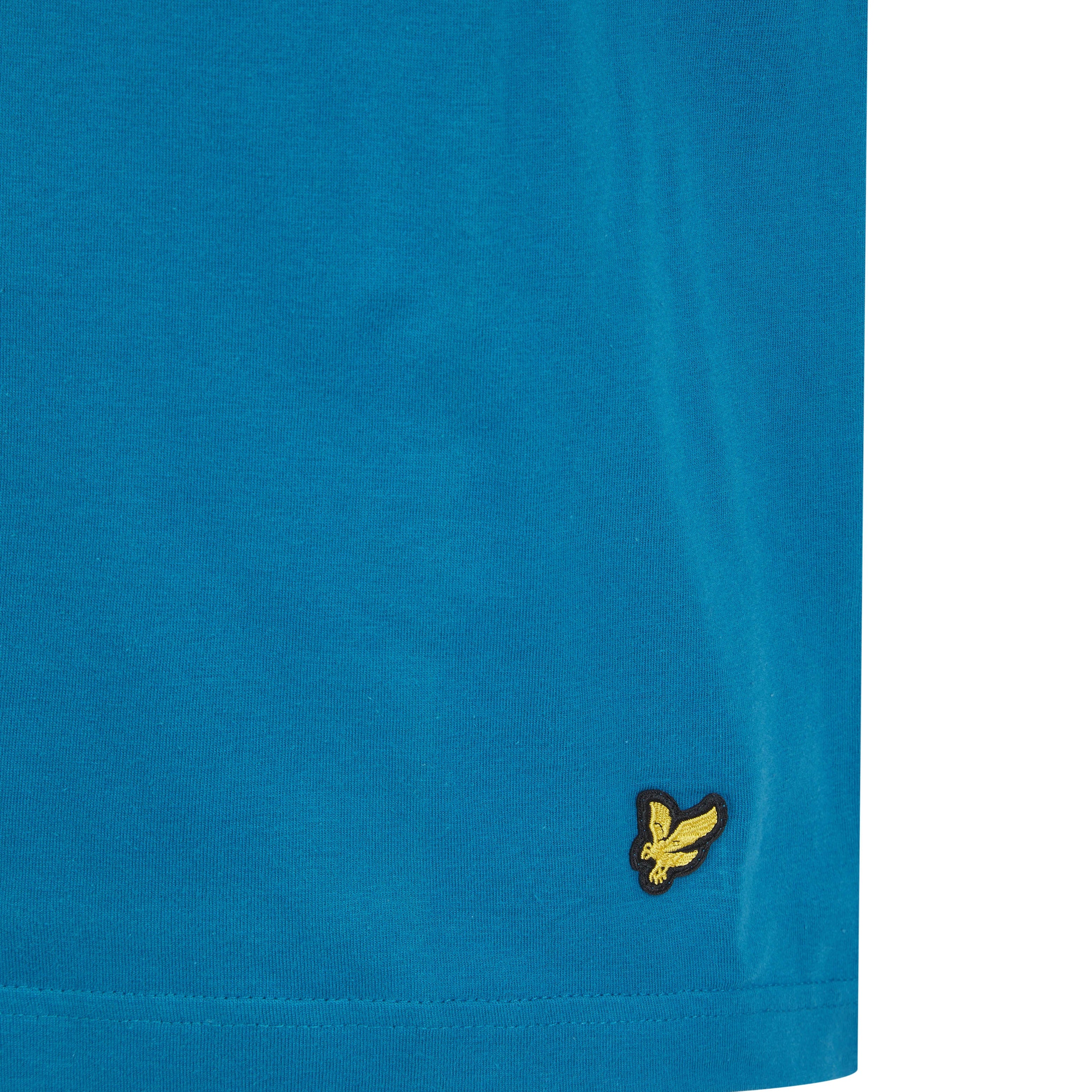 Lyle & Scott Charlie Shorts Lounge Set Teal / Navy - Image 3