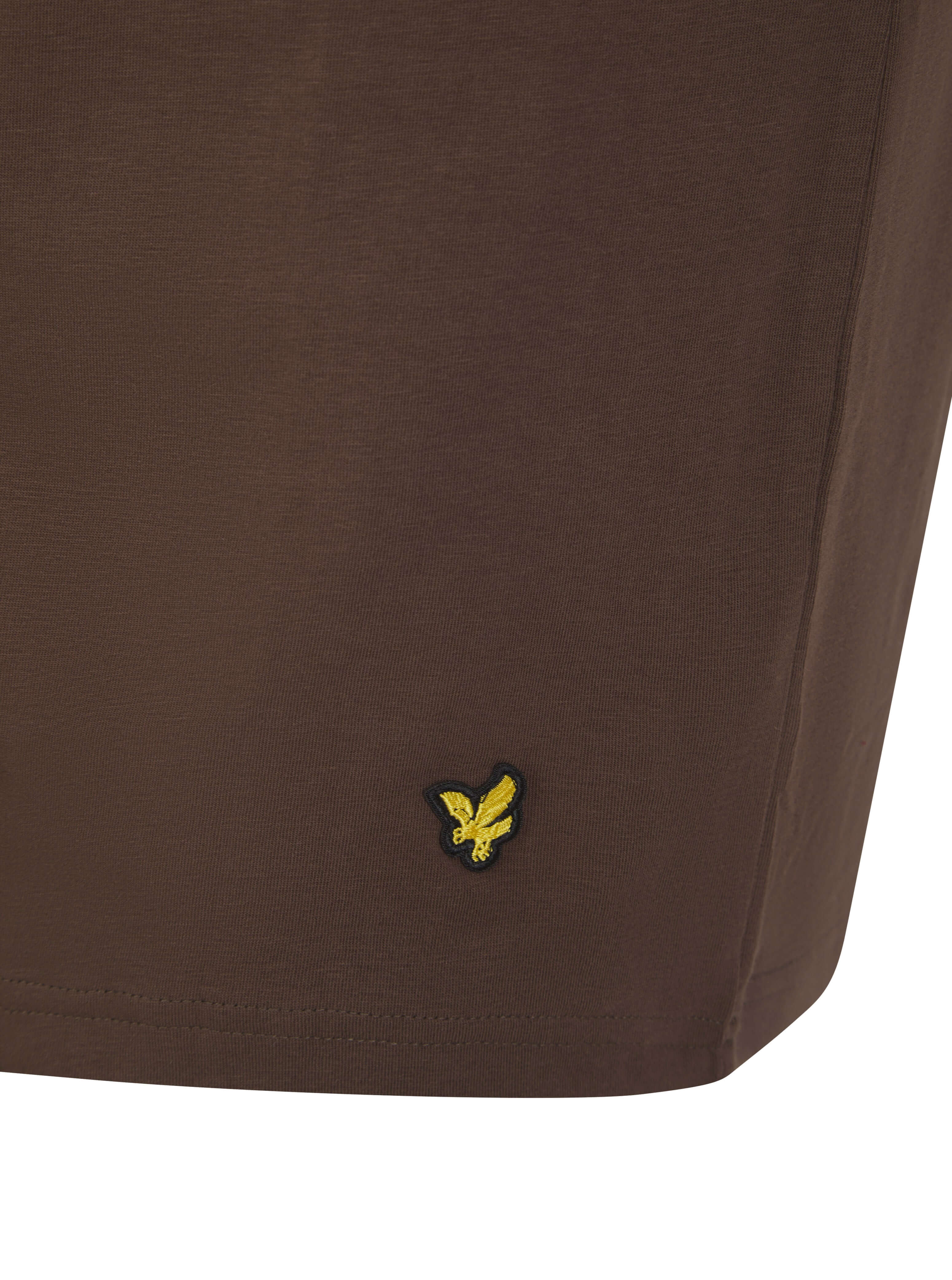 Lyle & Scott Charlie Shorts Lounge Set - Chocolate Brown/Black