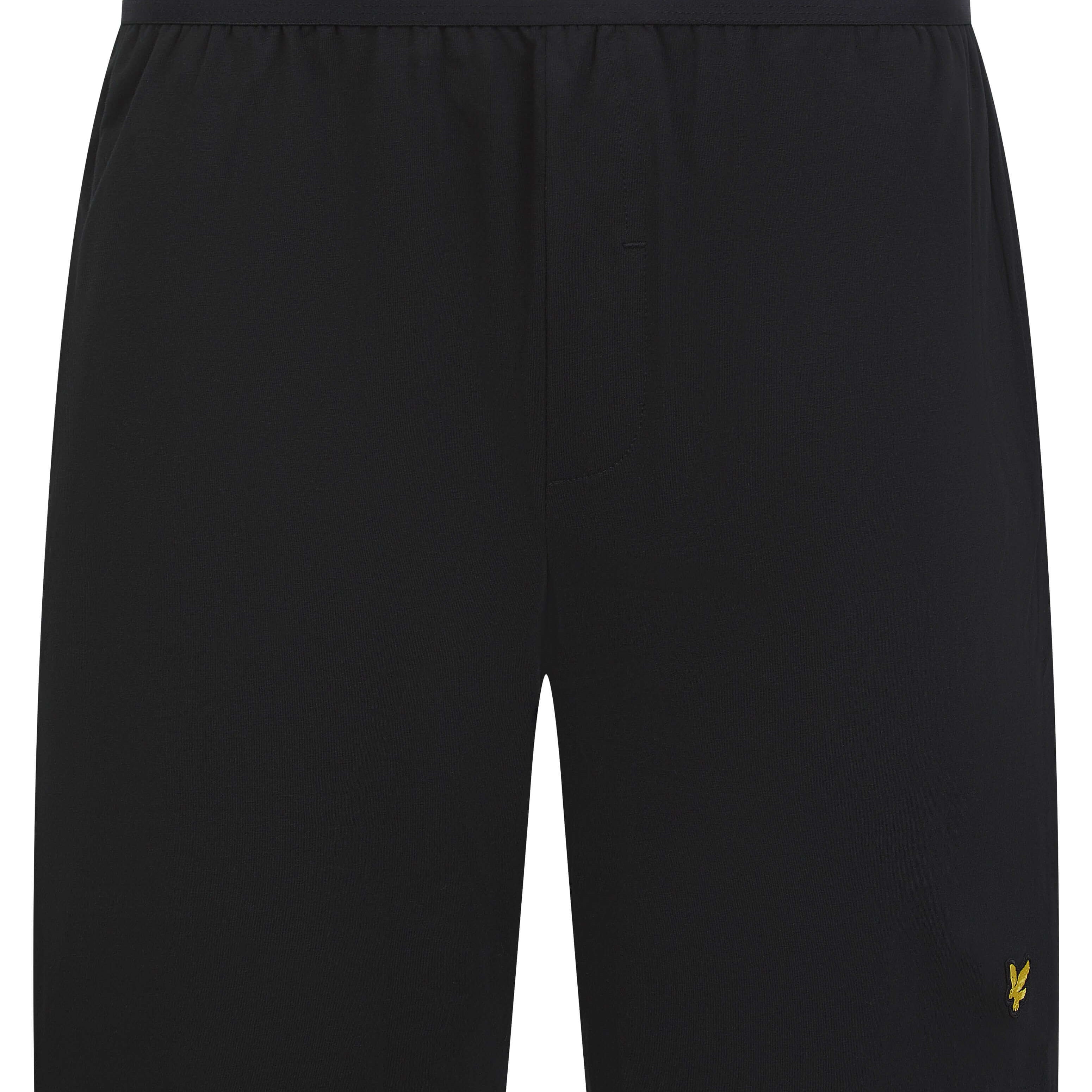 Lyle & Scott Charlie Shorts Lounge Set - Chocolate Brown/Black