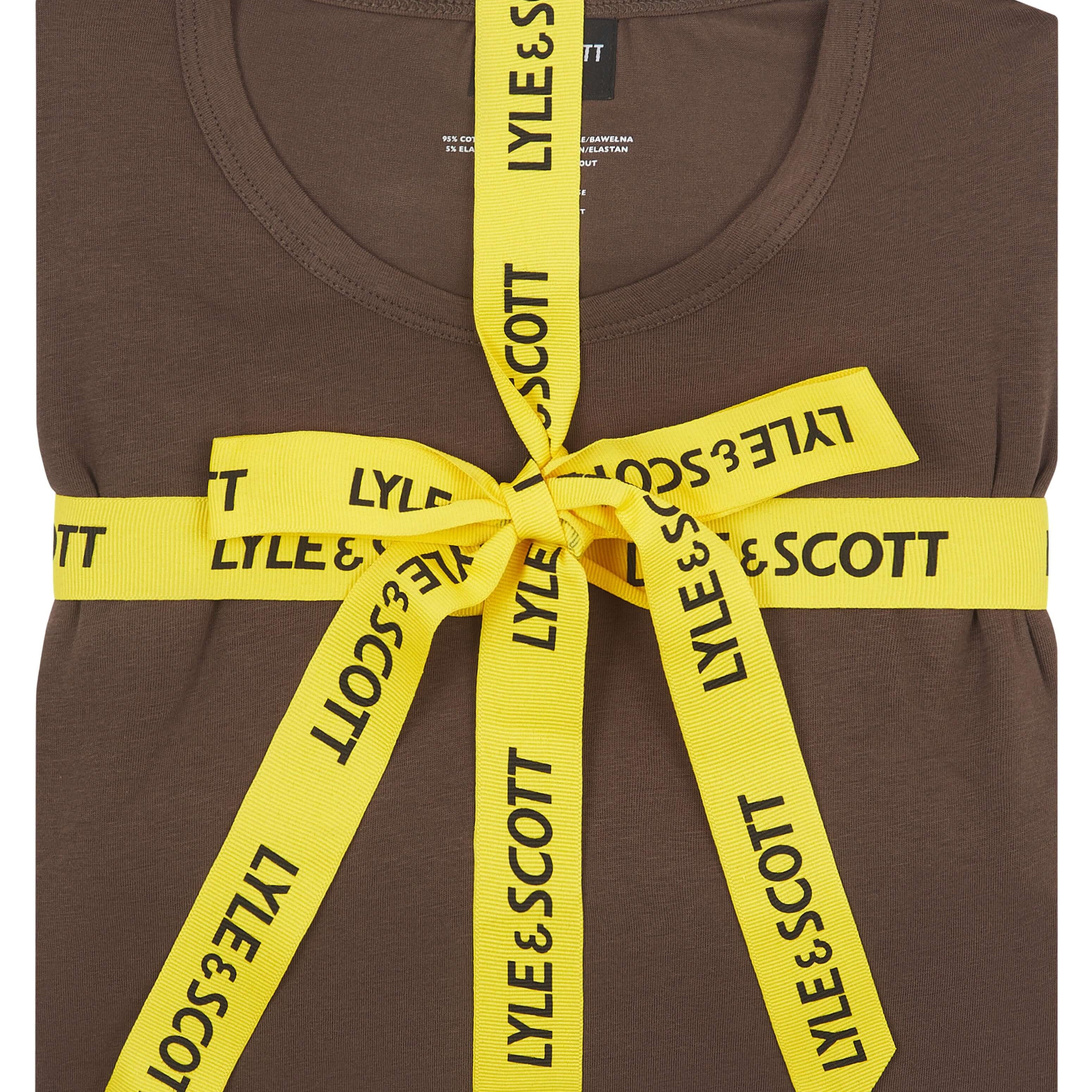Lyle & Scott Charlie Shorts Lounge Set - Chocolate Brown/Black