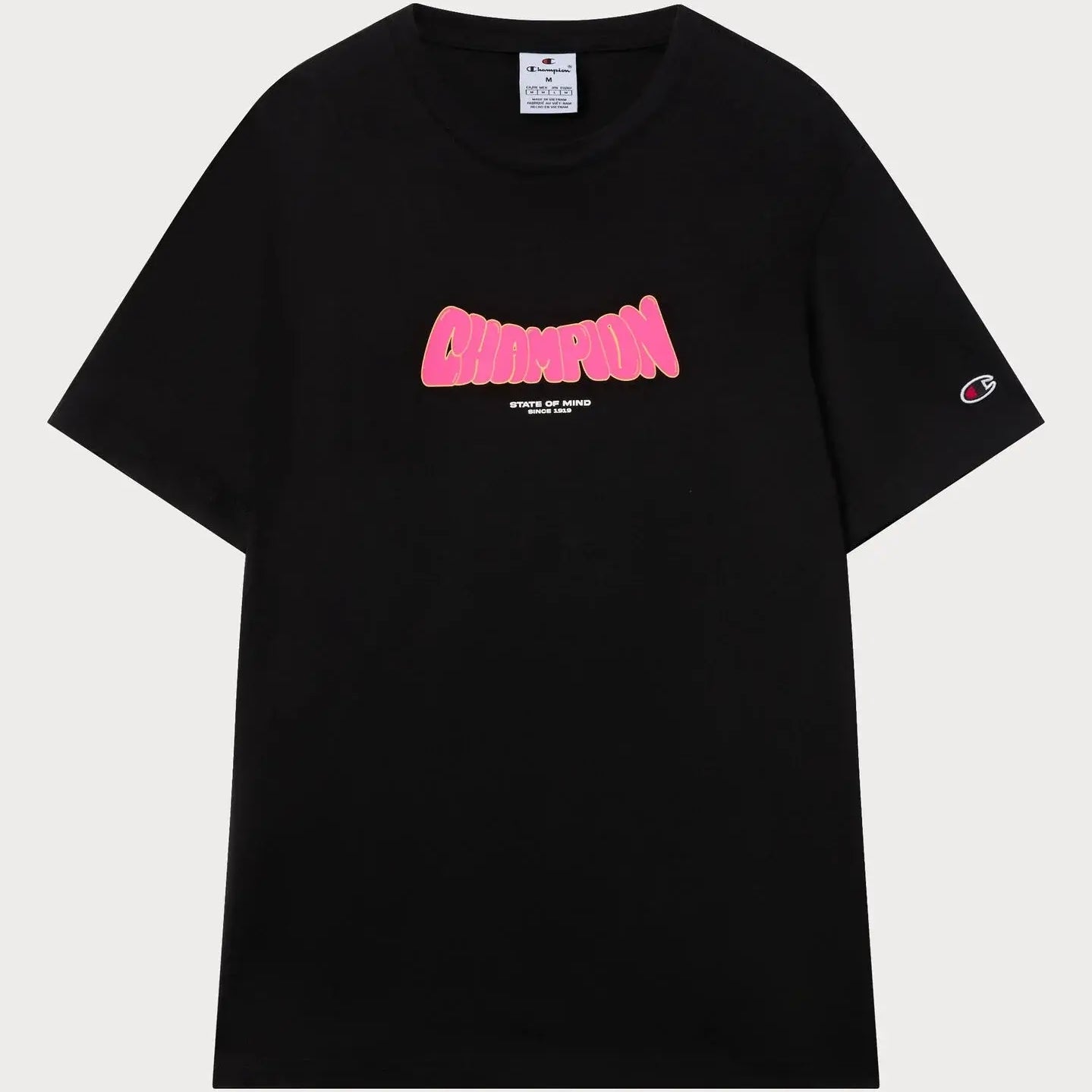 Champion Men's C-Table Graphic T-Shirt- Black