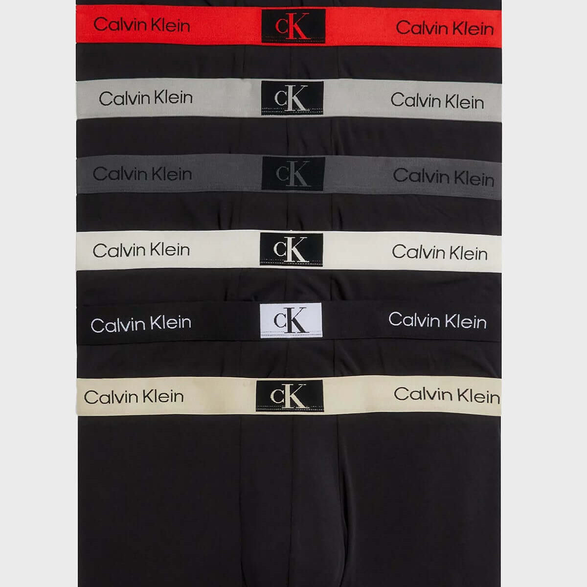Calvin Klein 7 Pack CK96 Trunks - Black
