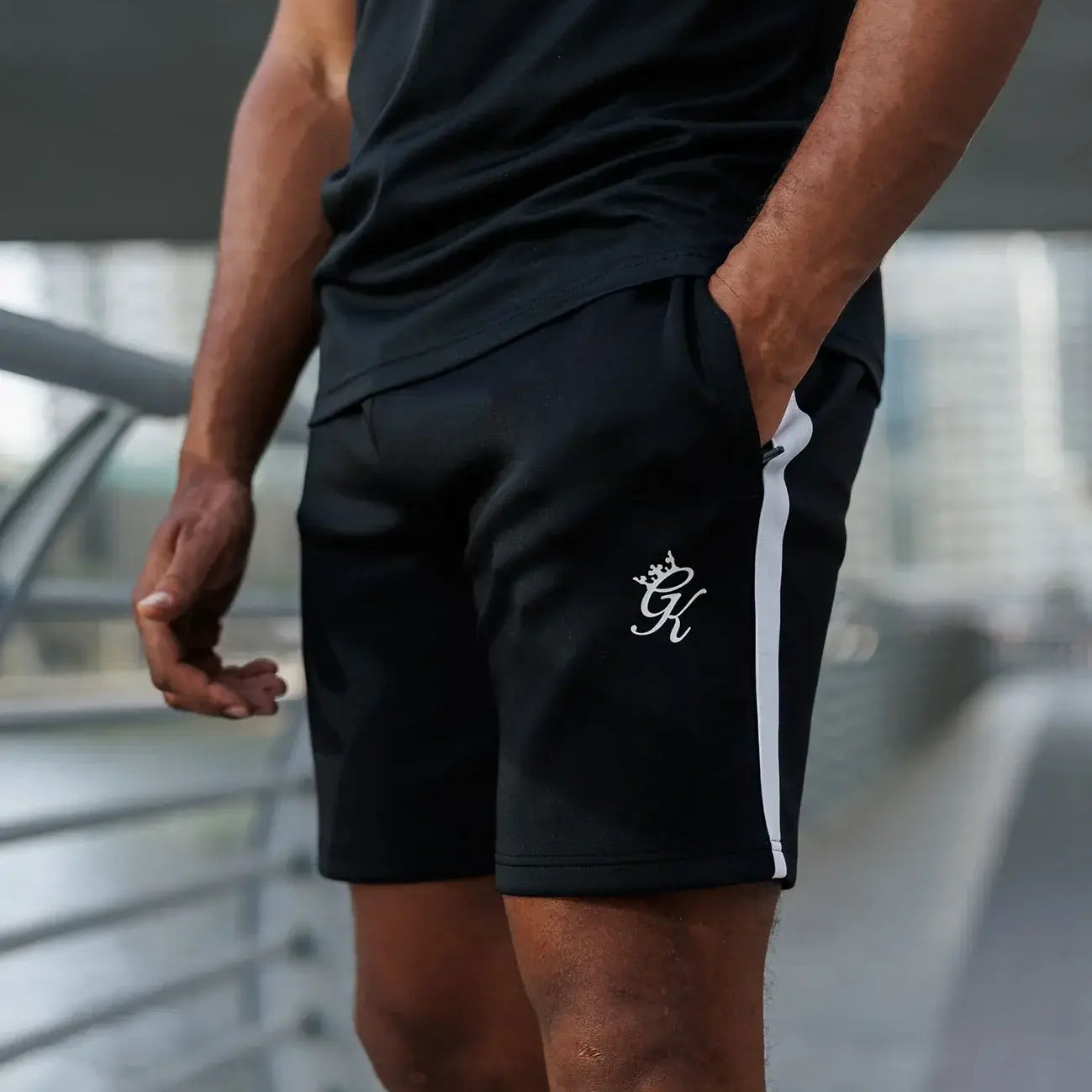 Gym King Core Plus Poly Short - Black