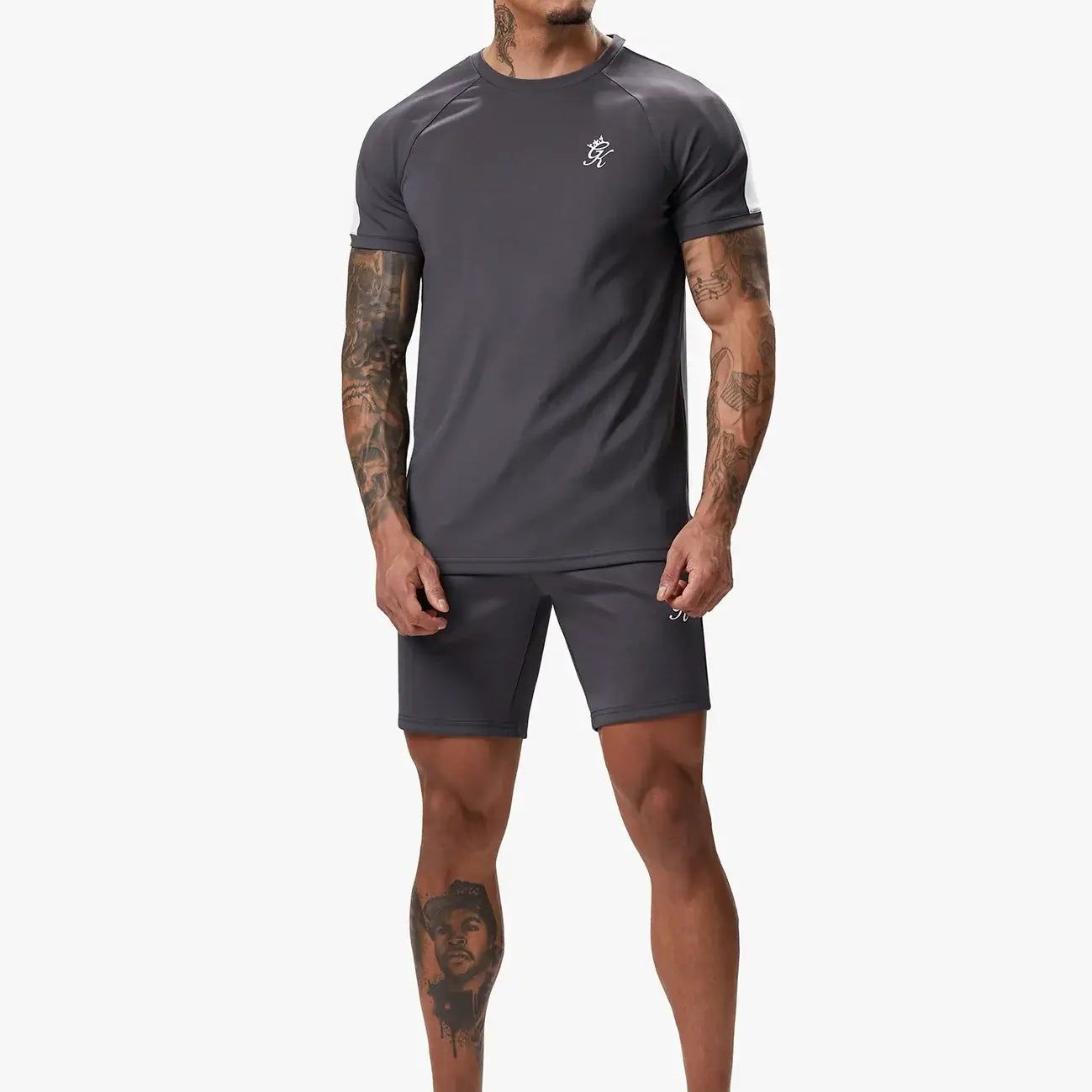 Gym King Core Plus Poly Tee - Graphite T-shirt
