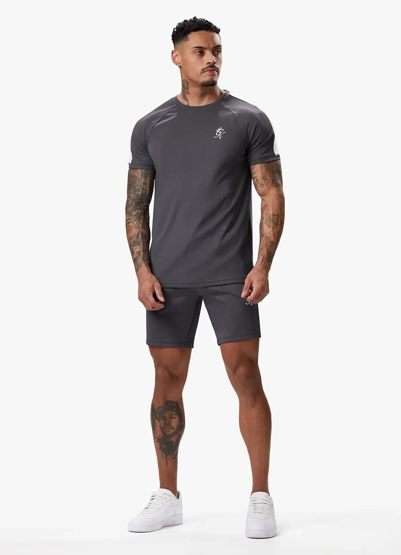 Gym King Core Plus Poly Tee - Graphite T-shirt