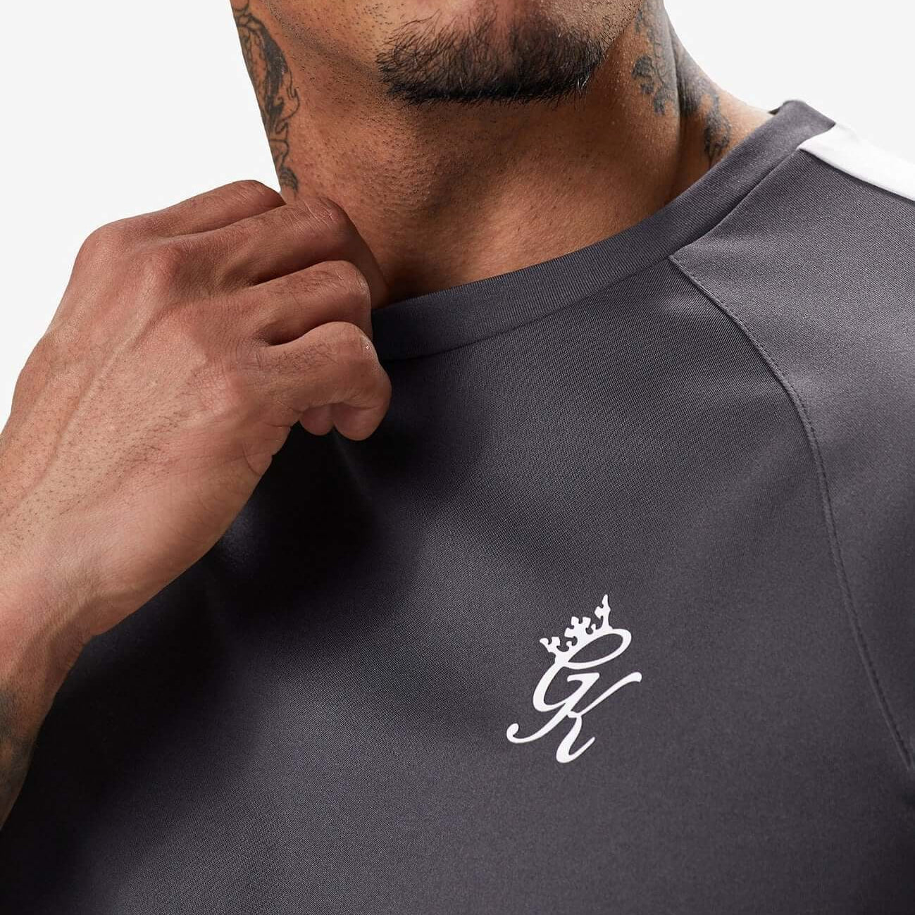 Gym King Core Plus Poly Tee - Graphite T-shirt