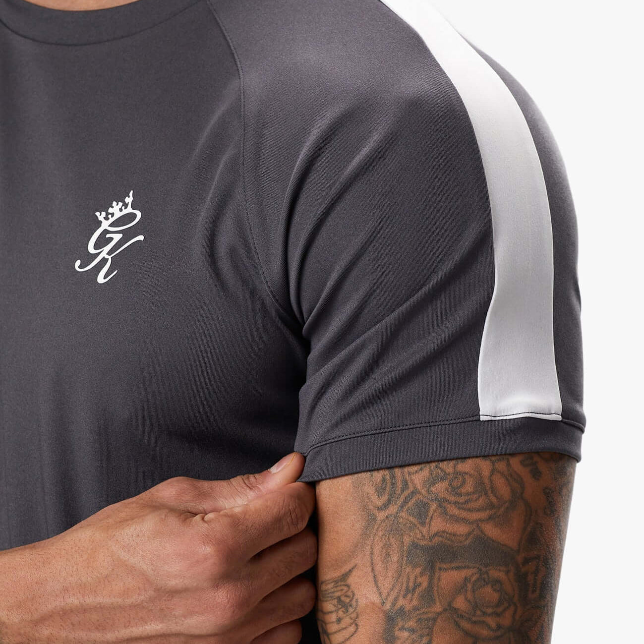 Gym King Core Plus Poly Tee - Graphite T-shirt