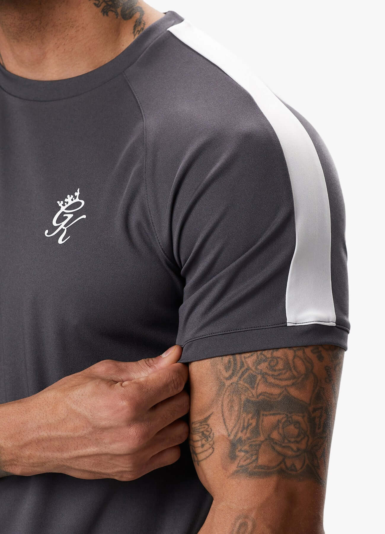 Gym King Core Plus Poly Tee - Graphite T-shirt