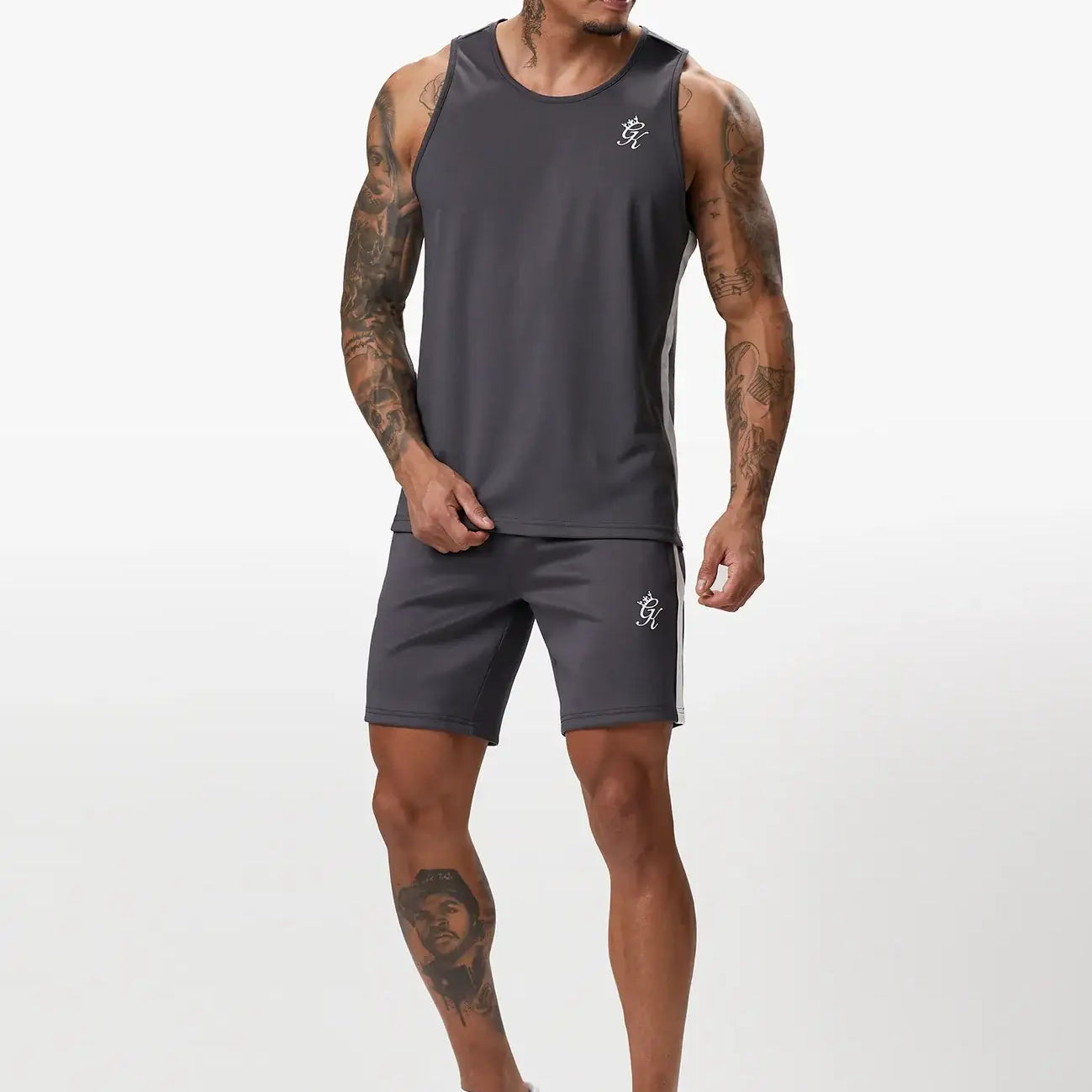 Gym King Core Plus Poly Short - Graphite
