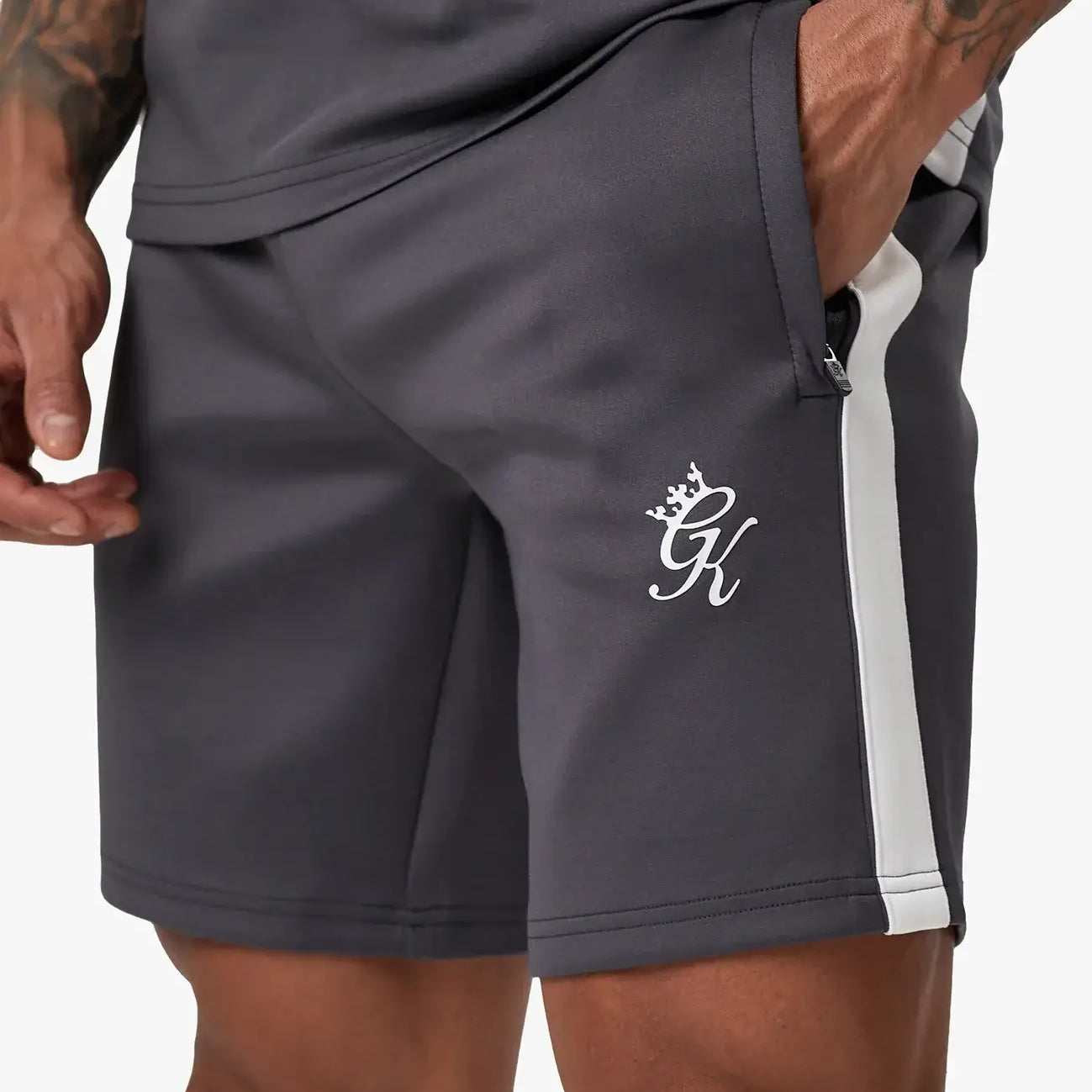 Gym King Core Plus Poly Short - Graphite
