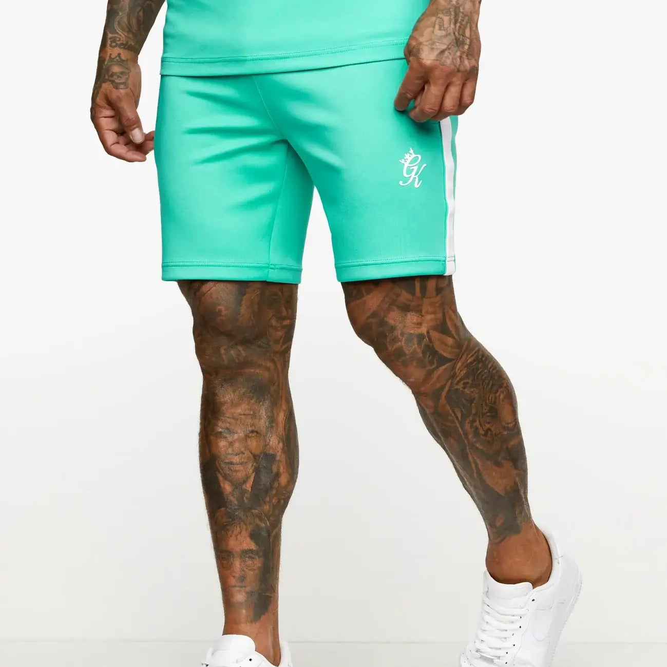 Gym King Core Plus Poly Short - Marine Green