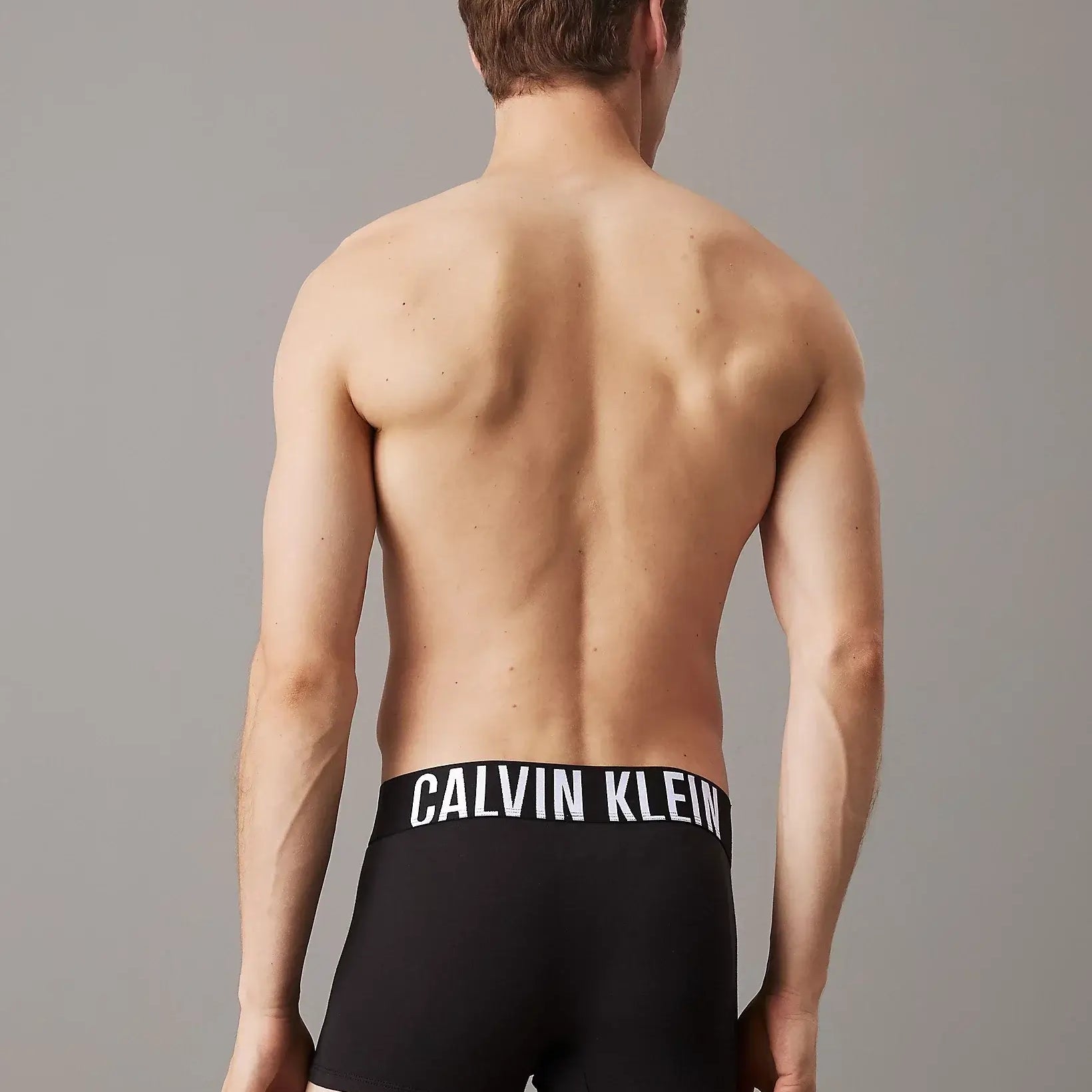 Calvin Klein Underwear 3 Pack Intense Power Cotton Trunks - Black - Coloured Logo