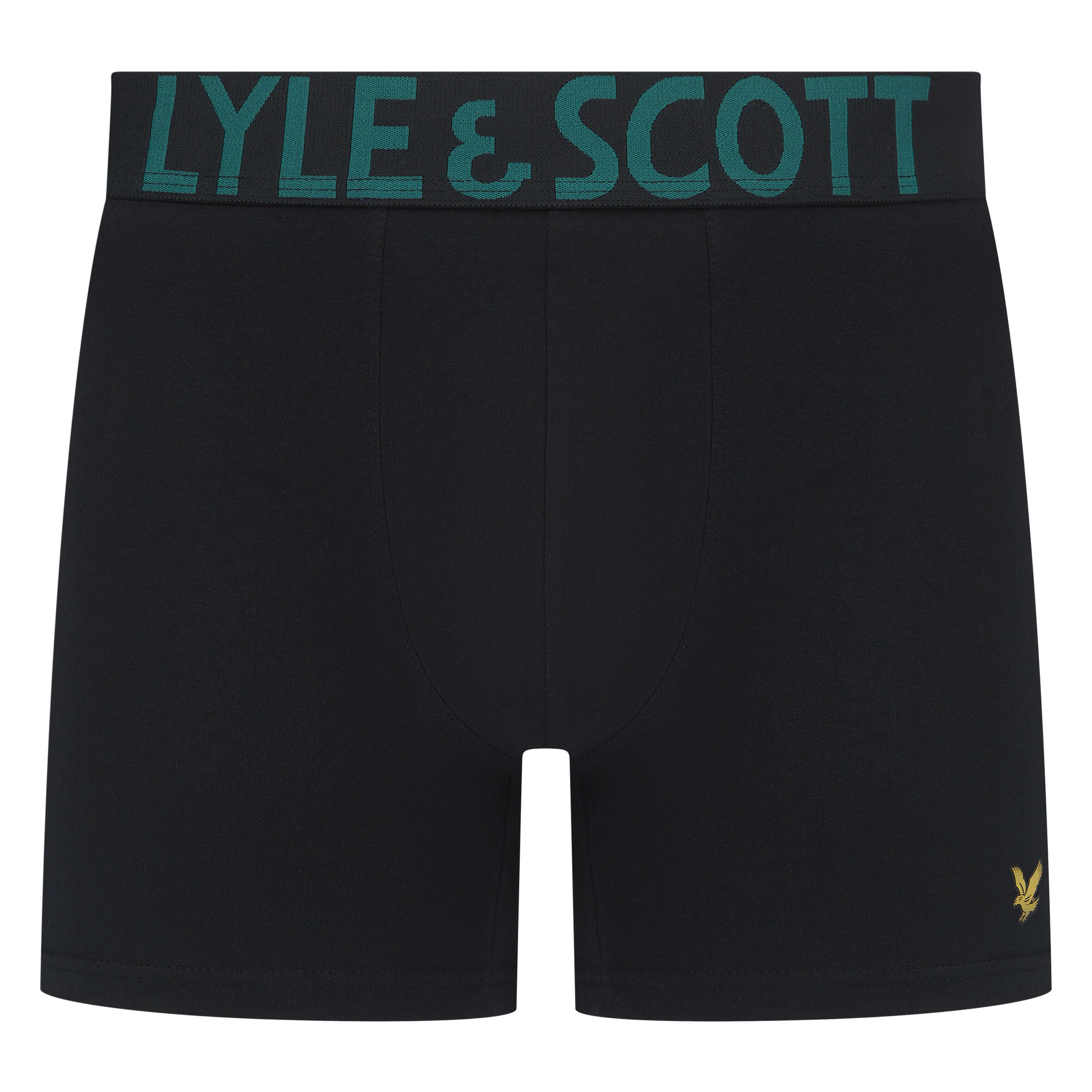 Lyle & Scott 3 Pack Daniel Men's Boxer Briefs - Black Multi Waistbands