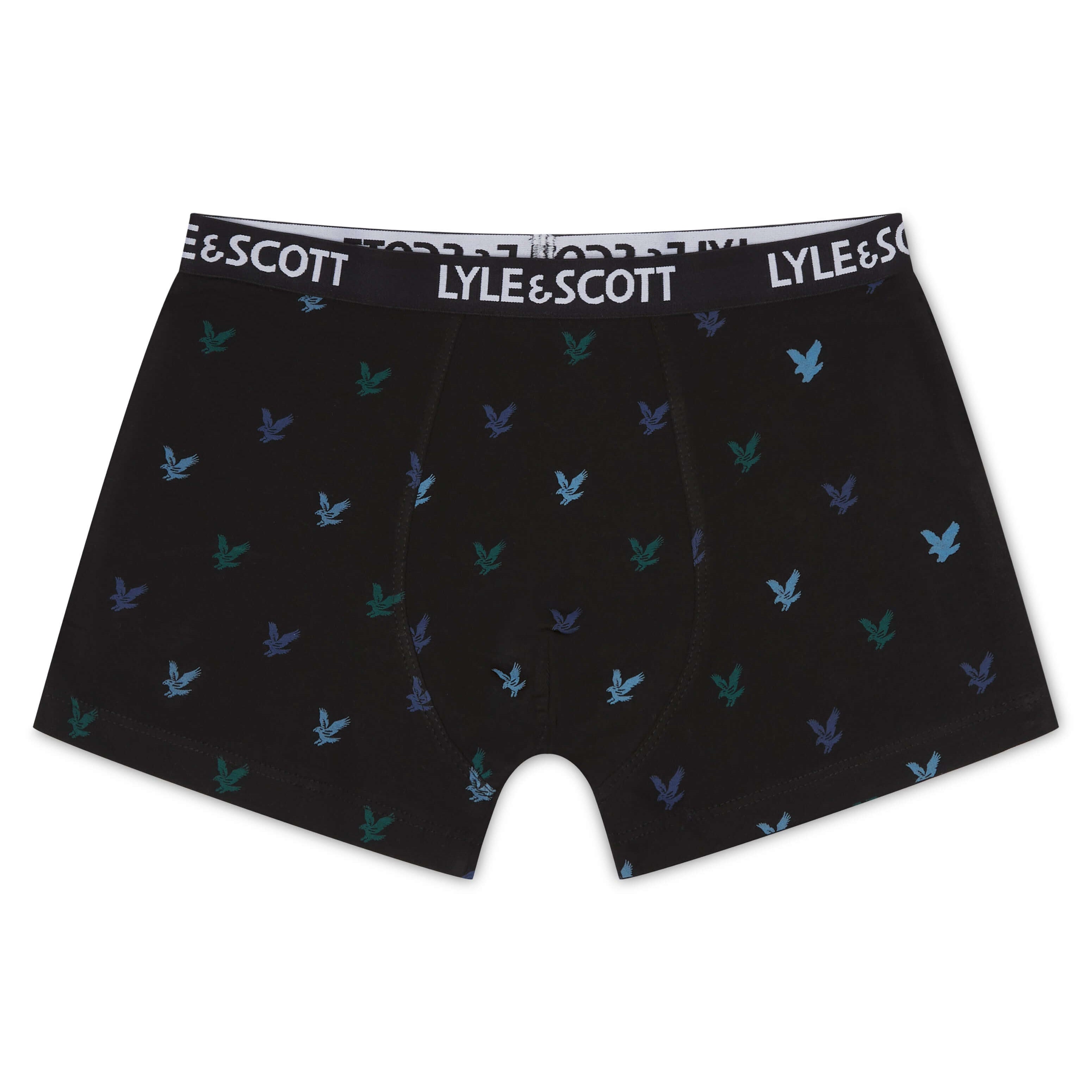 Lyle and Scott 3 Pack Boys Darryl Boxers - Navy/Grey/Allover