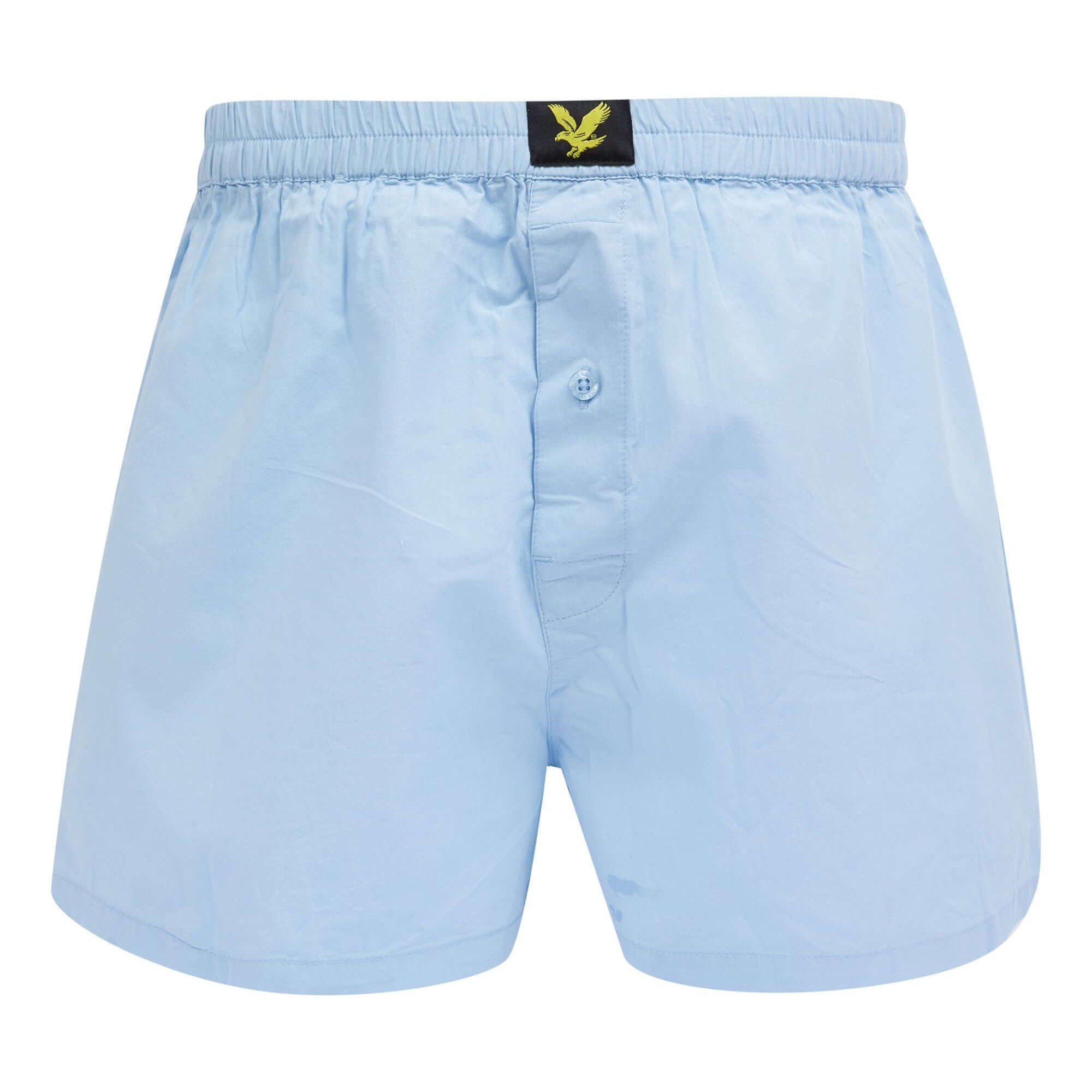 Lyle & Scott 3 Pack Lewis Men's Woven Boxers - Blue/Logo printed