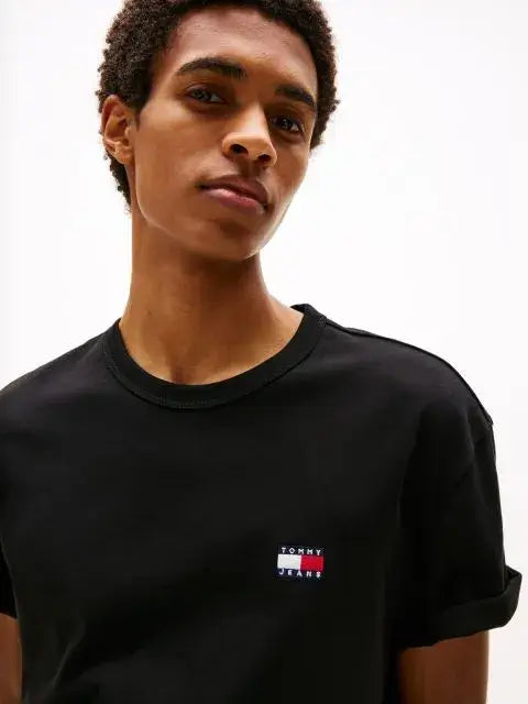 Tommy Jeans Tonal Tommy Badge T-Shirt - Black